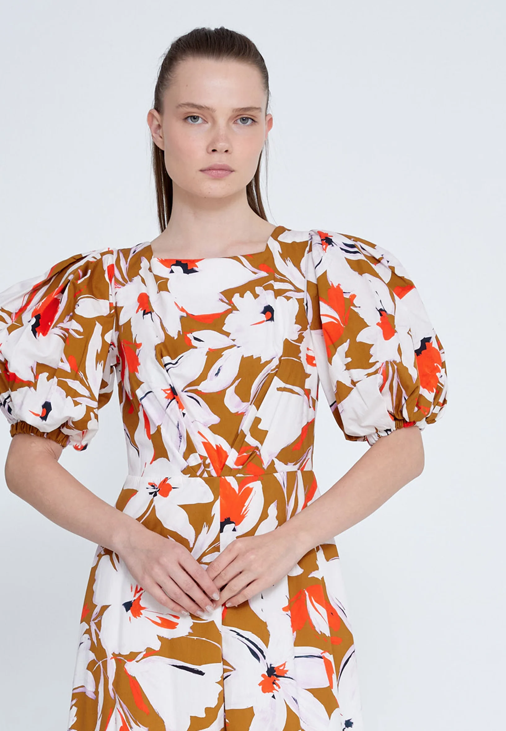 Short Sleeve Midi Polyester Column Regular Casual Dress kmy24y40431 - Image 4