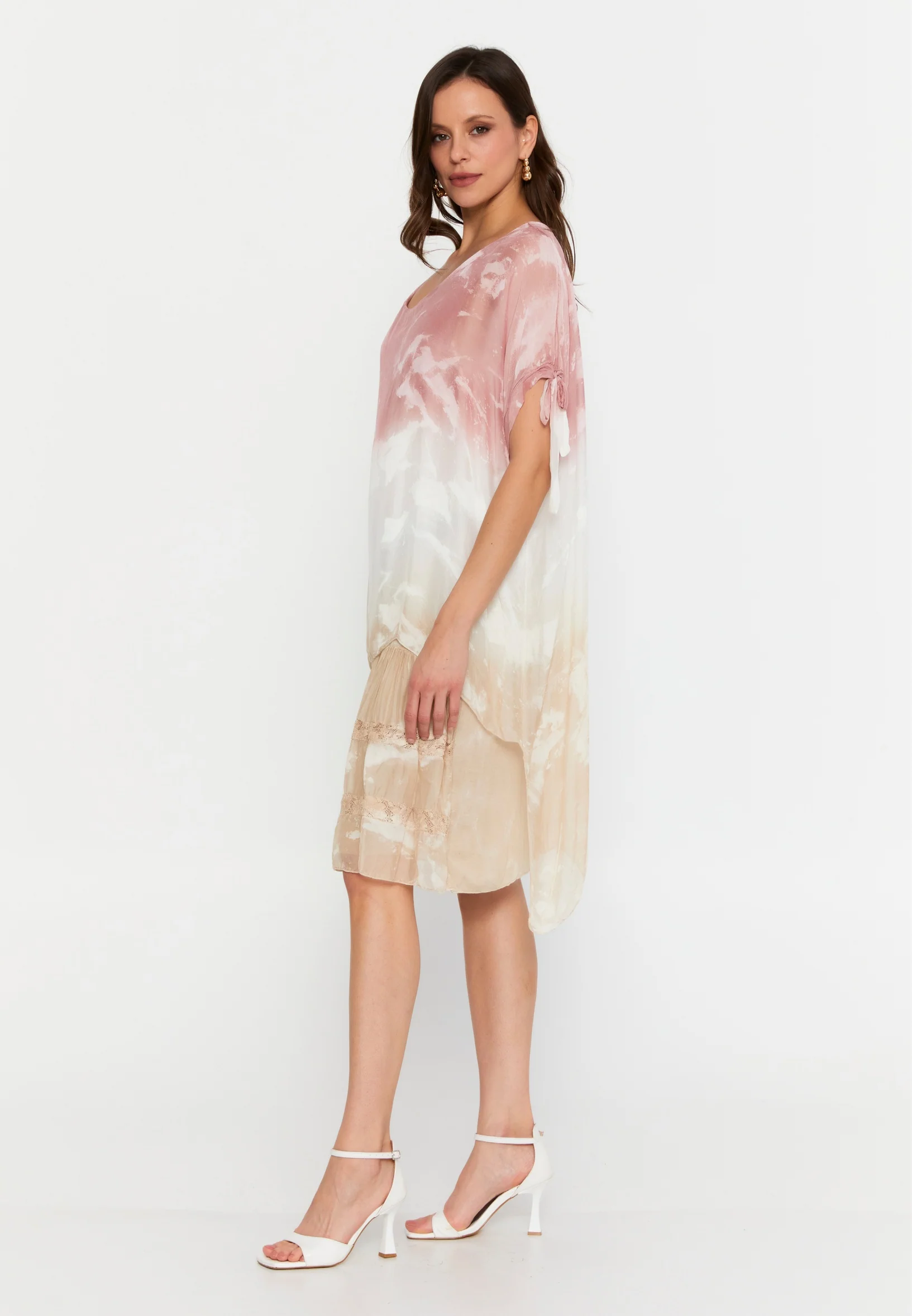 Short Sleeve Mini Chiffon Column Regular Casual Dress cav68581 - Image 15