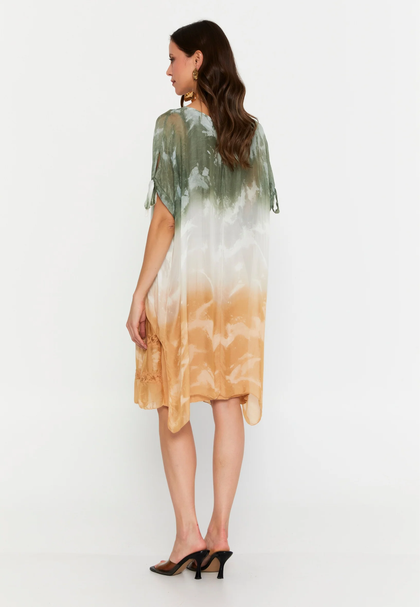 Short Sleeve Mini Chiffon Column Regular Casual Dress cav68581 - Image 6