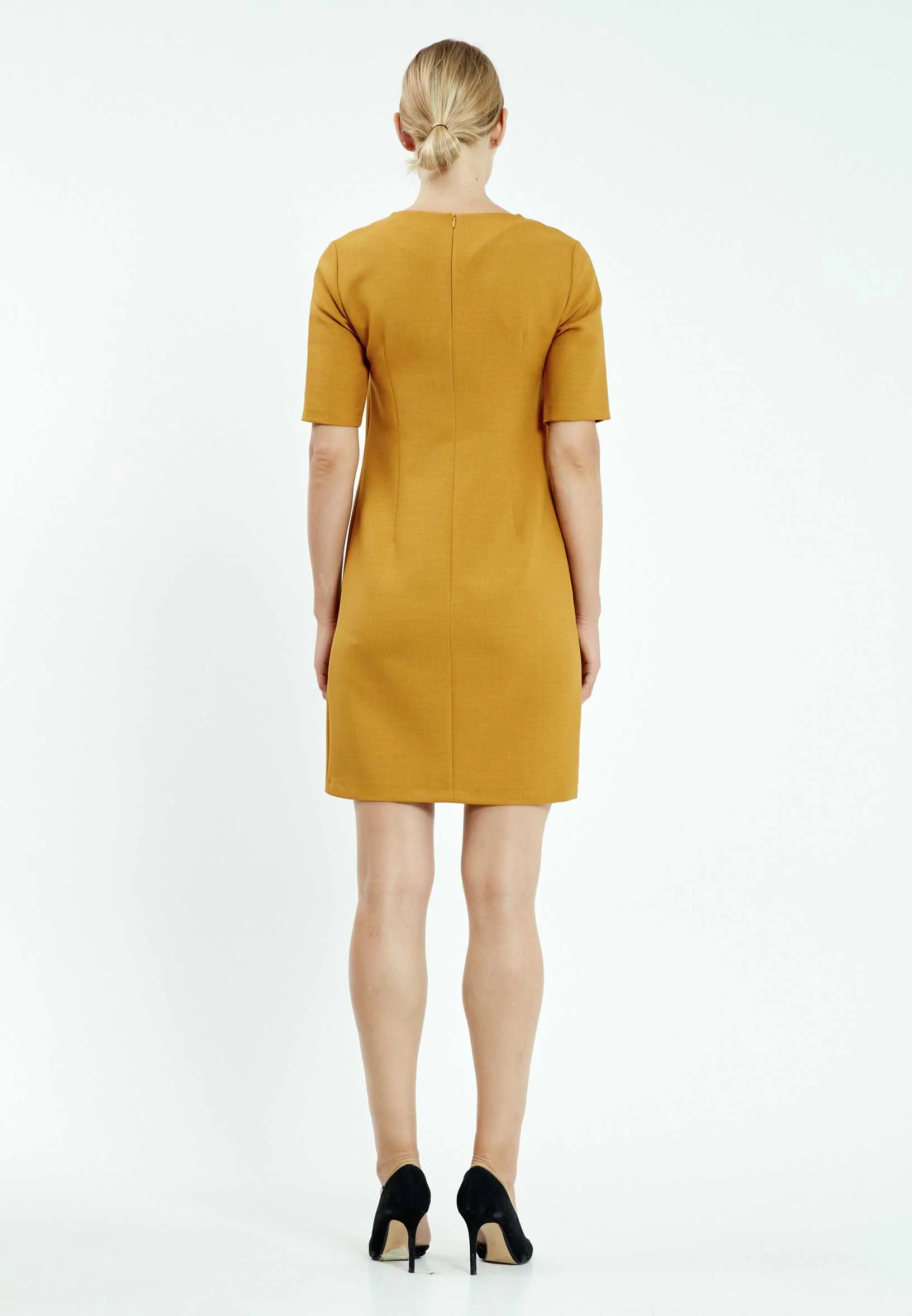 Short Sleeve Mini Crepe Column Regular Casual Dress mis916075 - Image 10