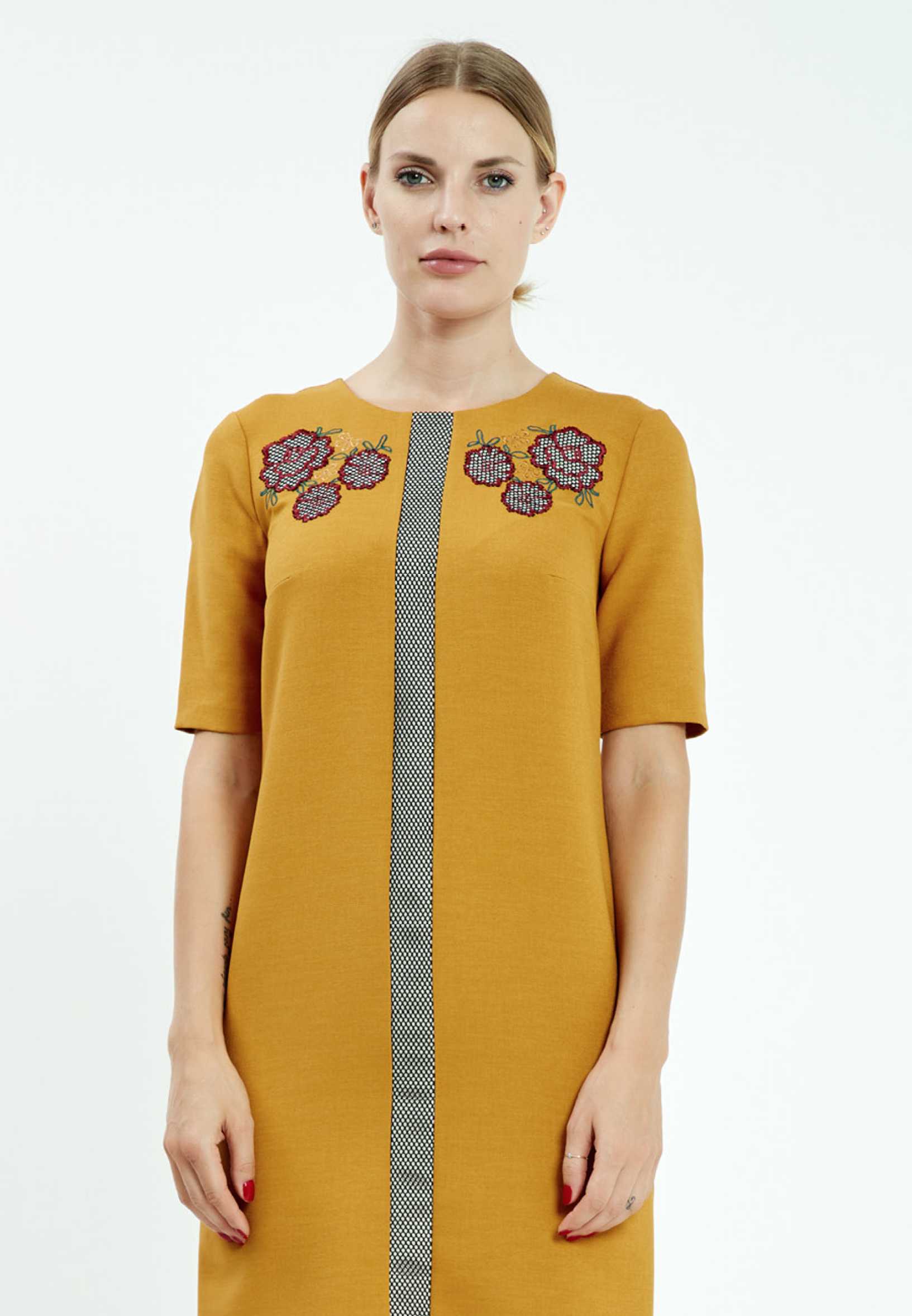 Short Sleeve Mini Crepe Column Regular Casual Dress mis916075 - Image 12