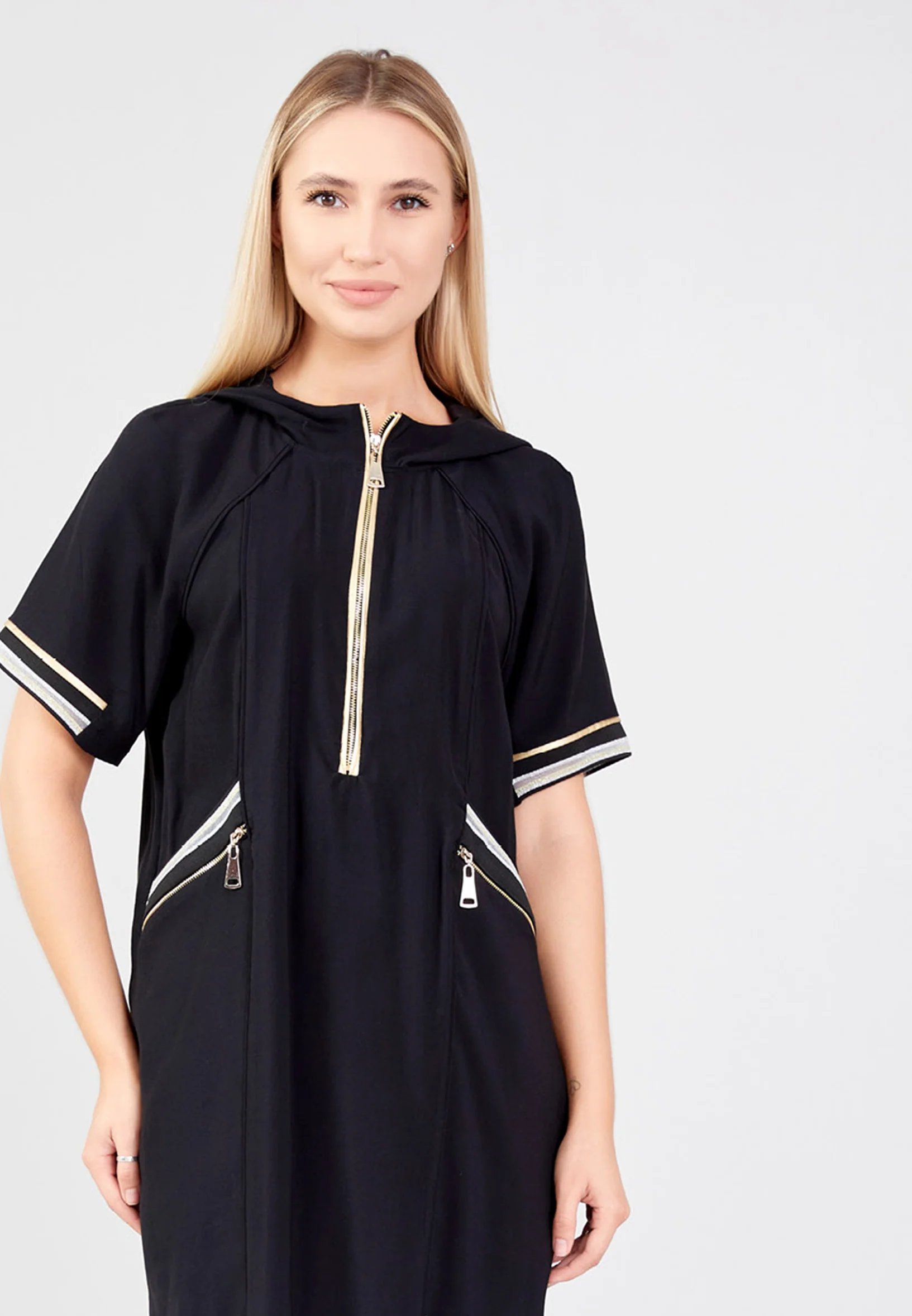 Short Sleeve Mini Linen Column Regular Casual Dress shu23sy02014 - Image 4