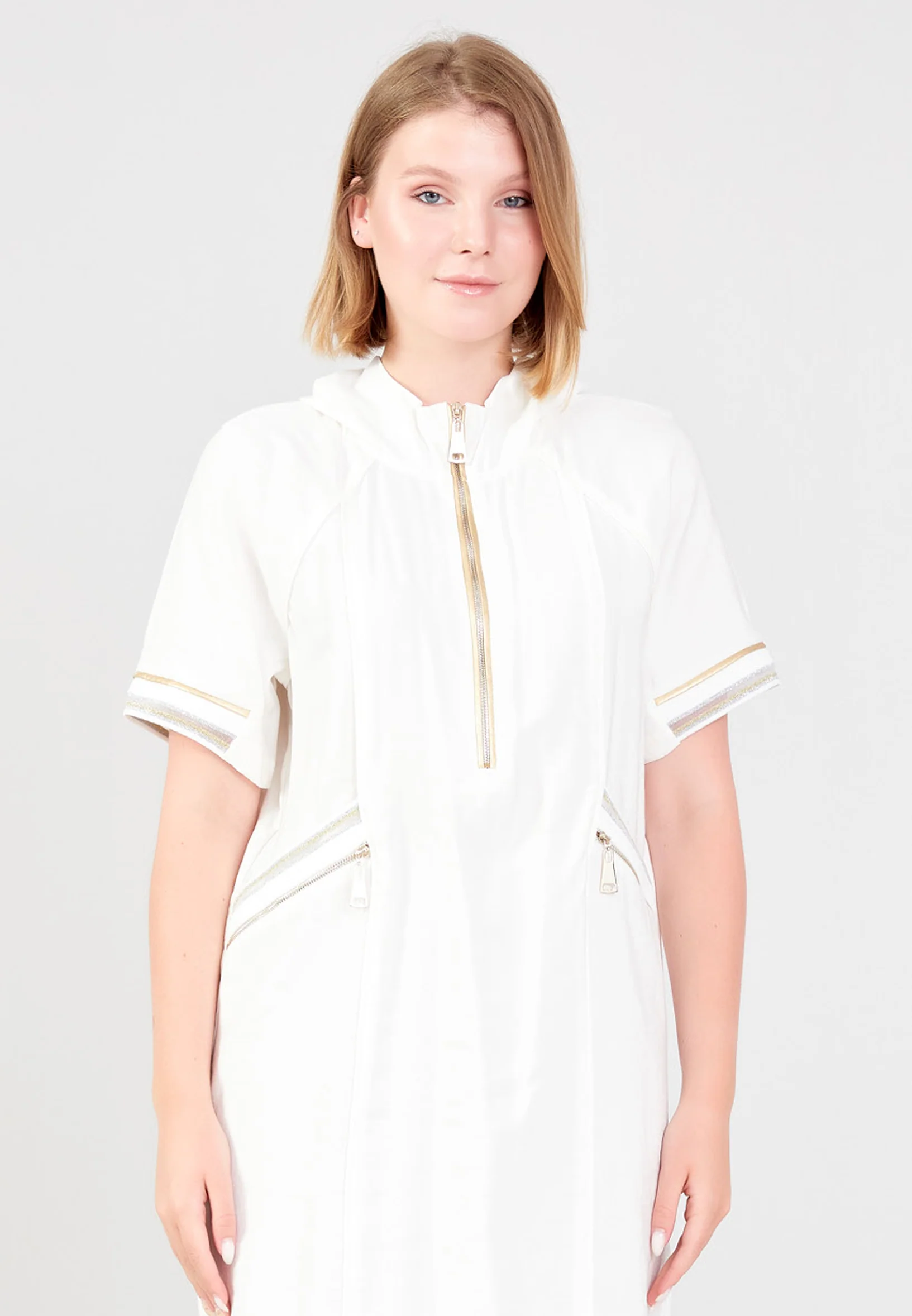 Short Sleeve Mini Linen Column Regular Casual Dress shu23sy02014 - Image 8