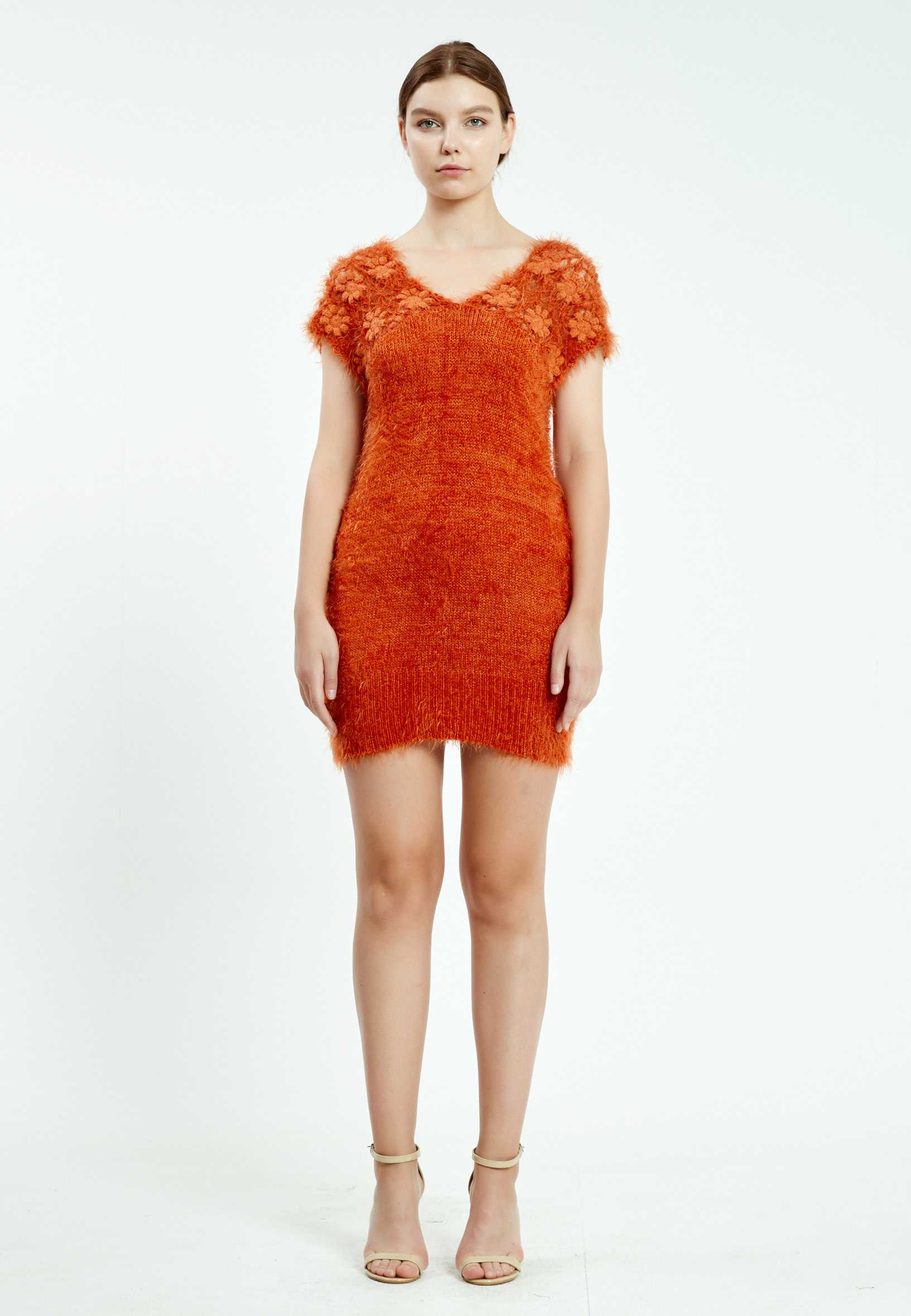 Short Sleeve Mini Lycra Bodycon Regular Casual Dress ser17076 - Image 5