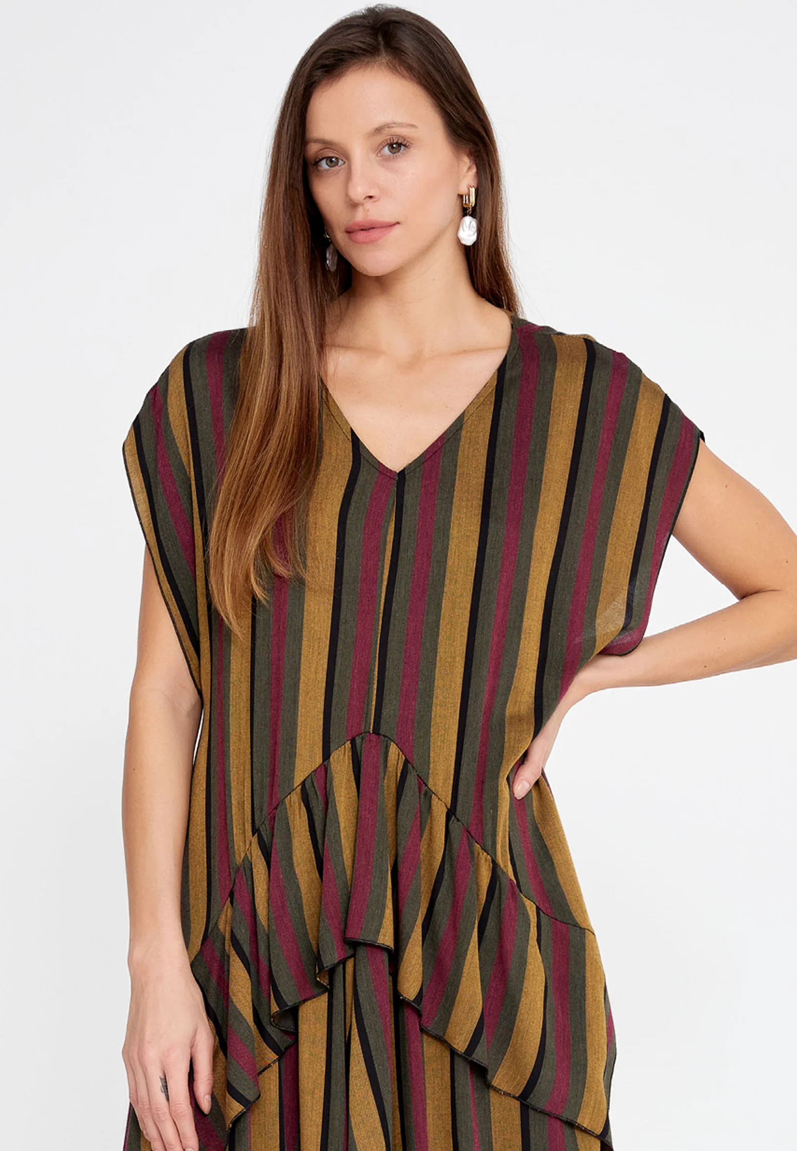 Short Sleeve Mini Wool Column Regular Casual Dress rui192116 - Image 4