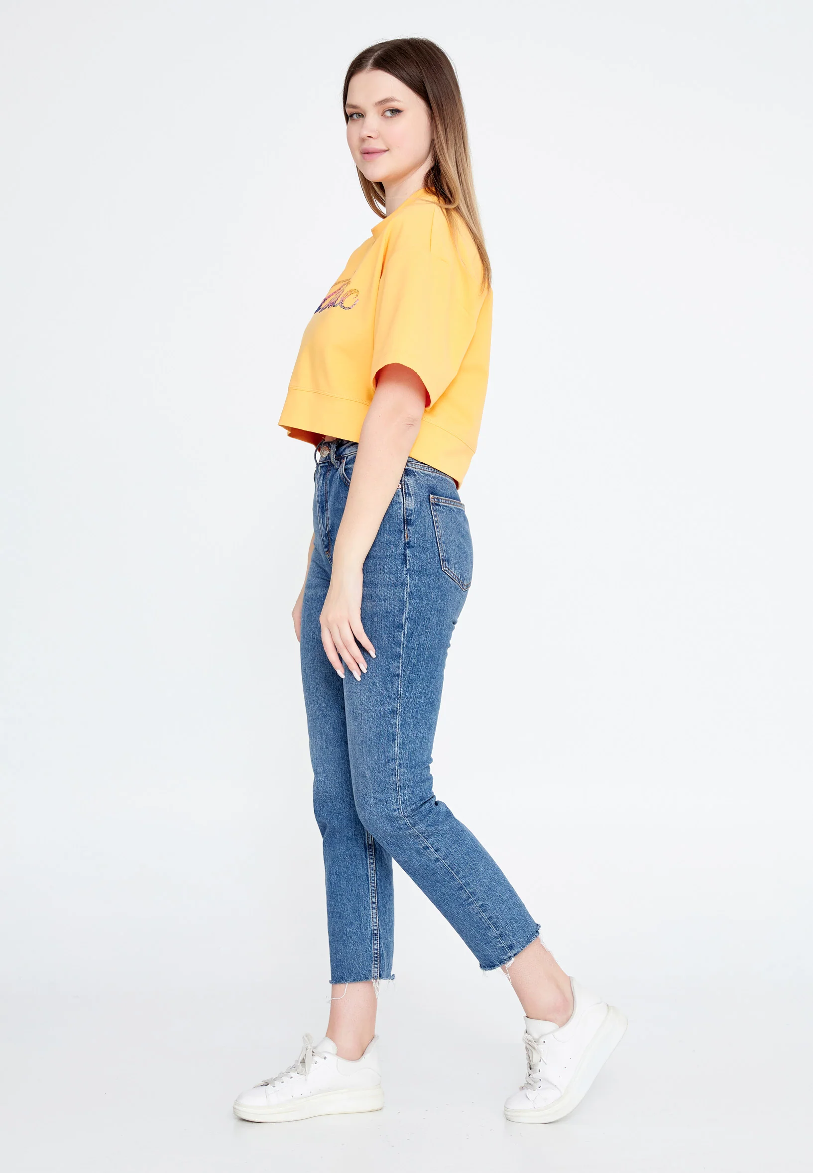 Short Sleeve Printed Regular Blouse ber23y7113 - Image 11