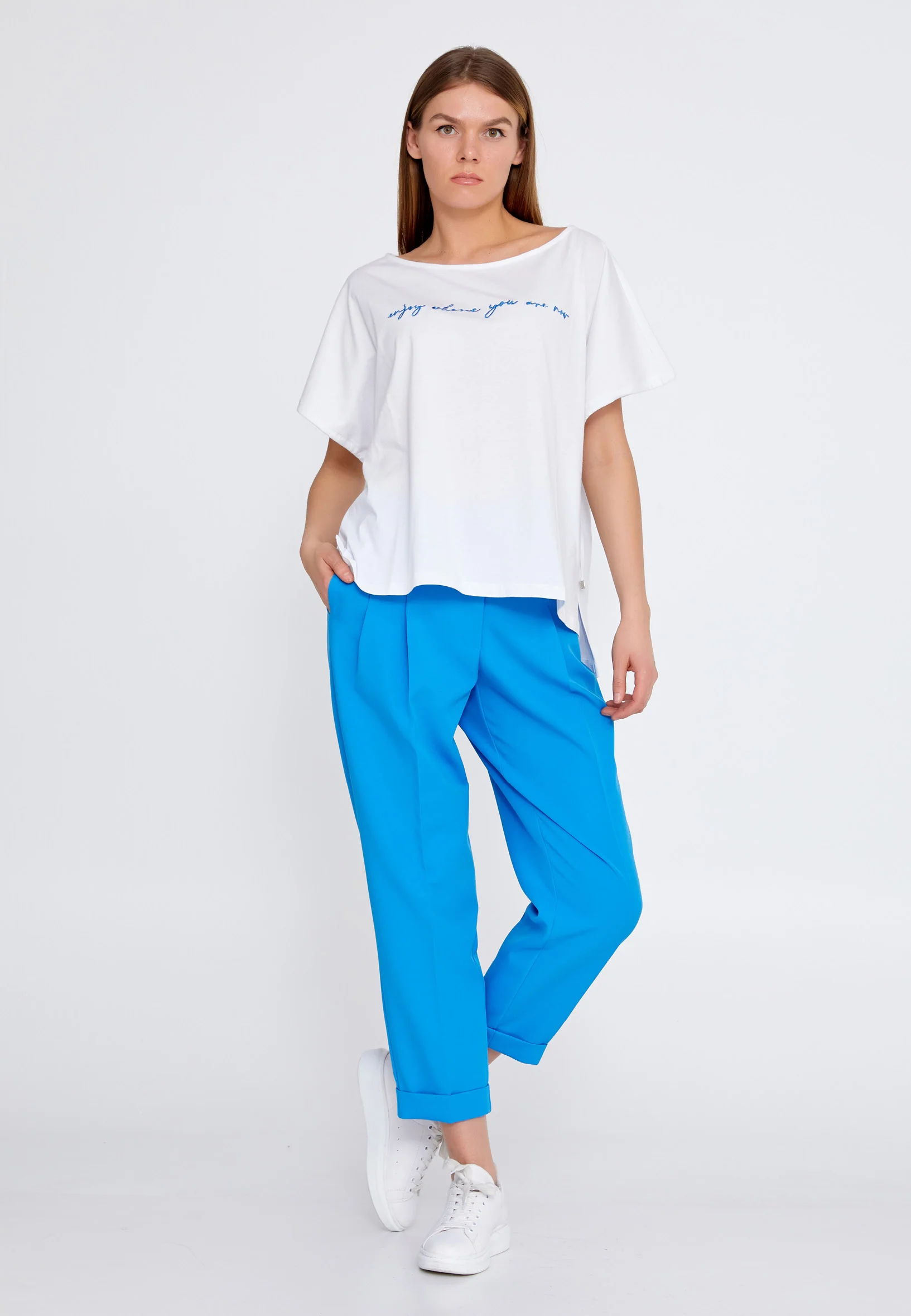 Short Sleeve Printed Regular T-shirt kmy22s10959 - Image 10