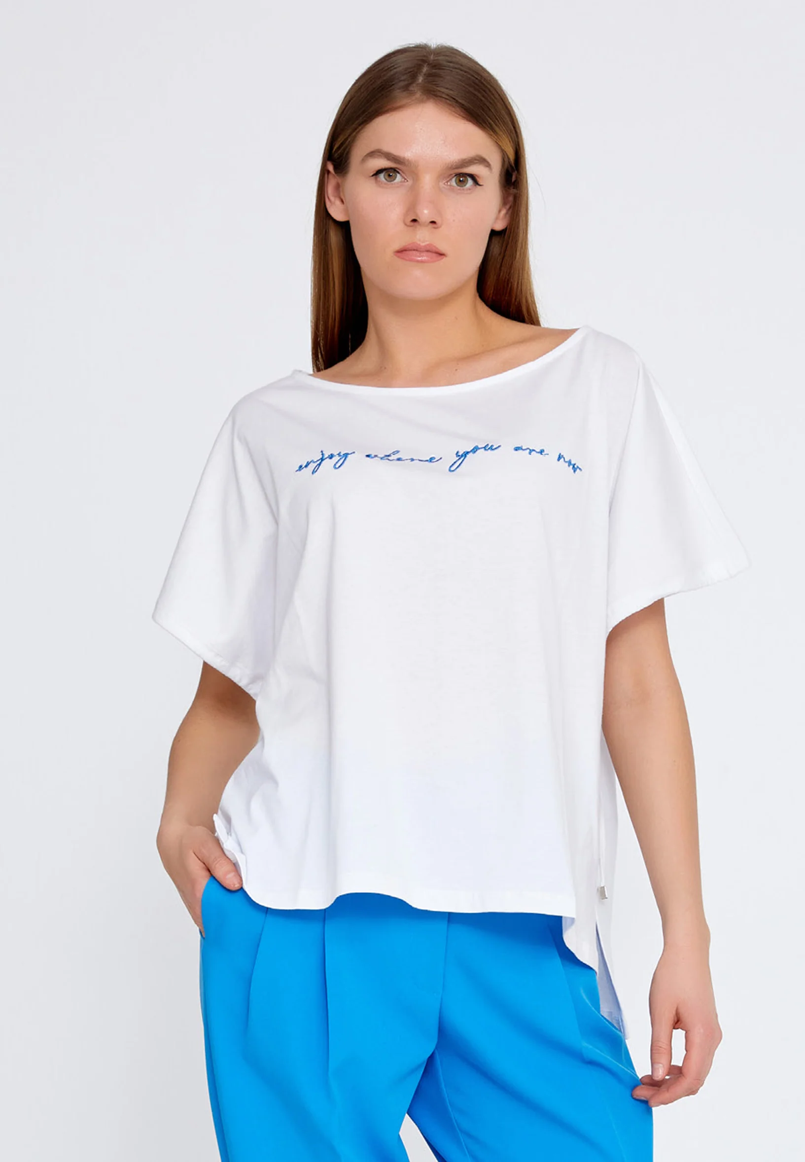 Short Sleeve Printed Regular T-shirt kmy22s10959 - Image 9
