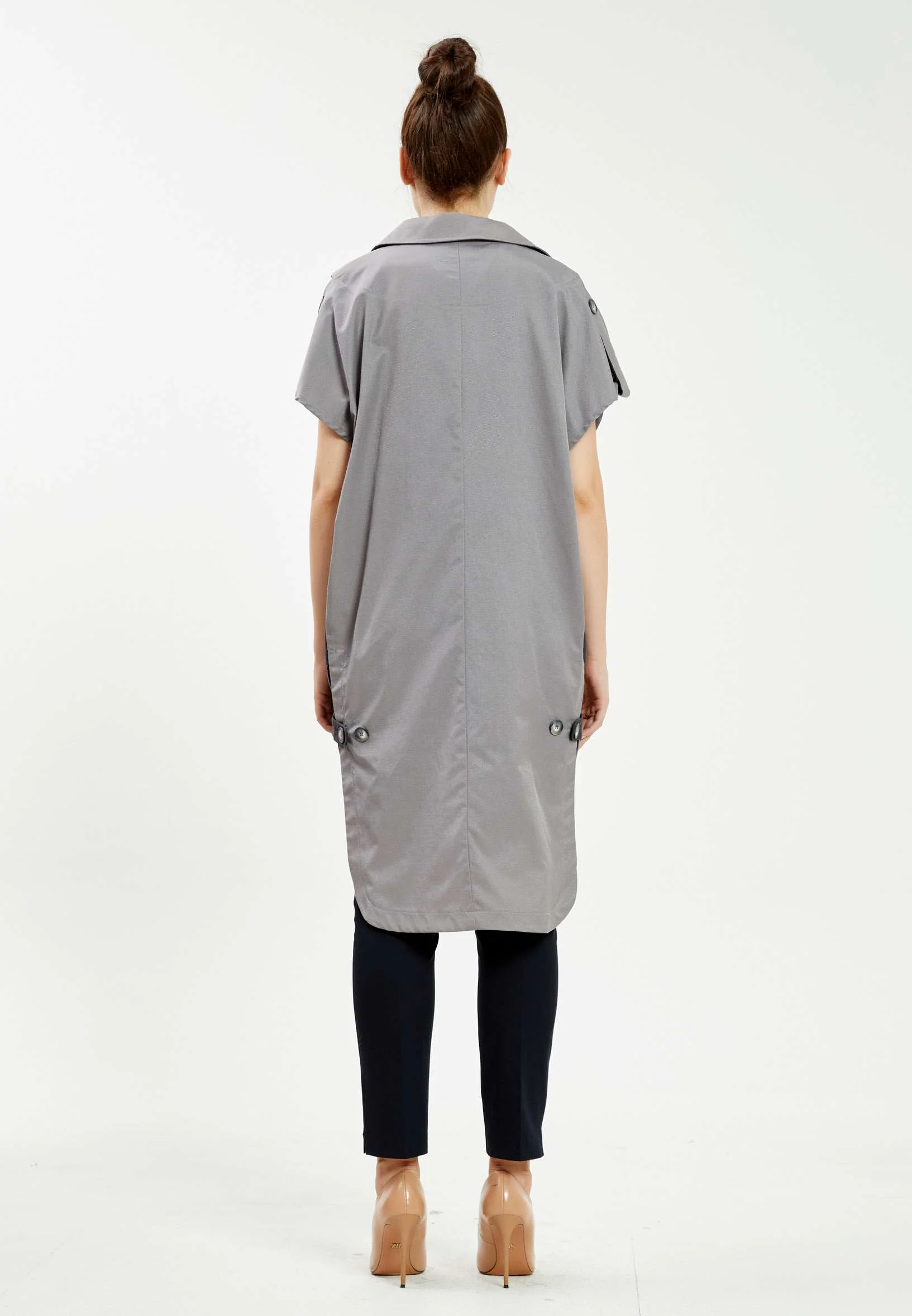 Short Sleeve Regular Trenchcoat mis79404 - Image 12