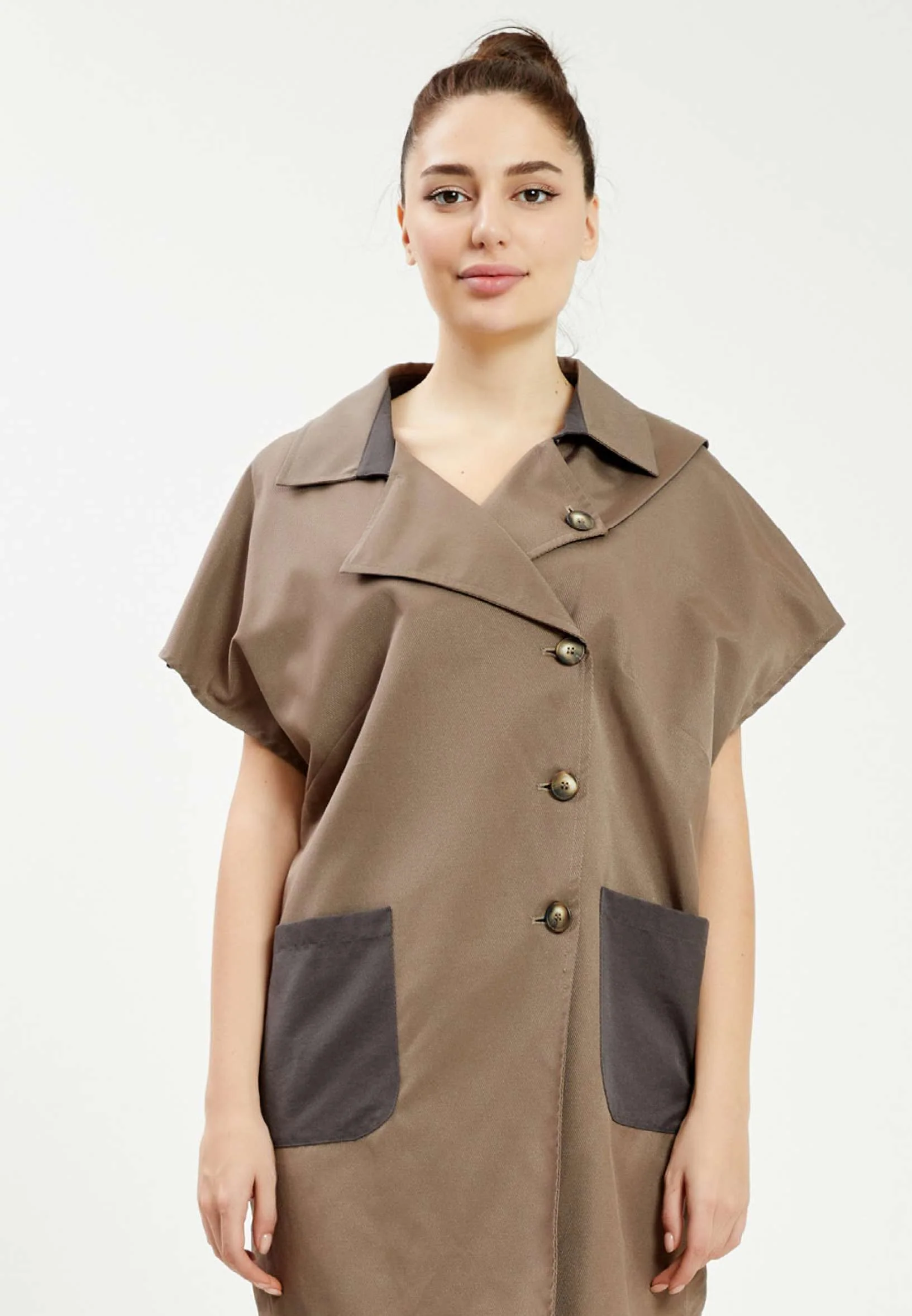 Short Sleeve Regular Trenchcoat mis79404 - Image 5