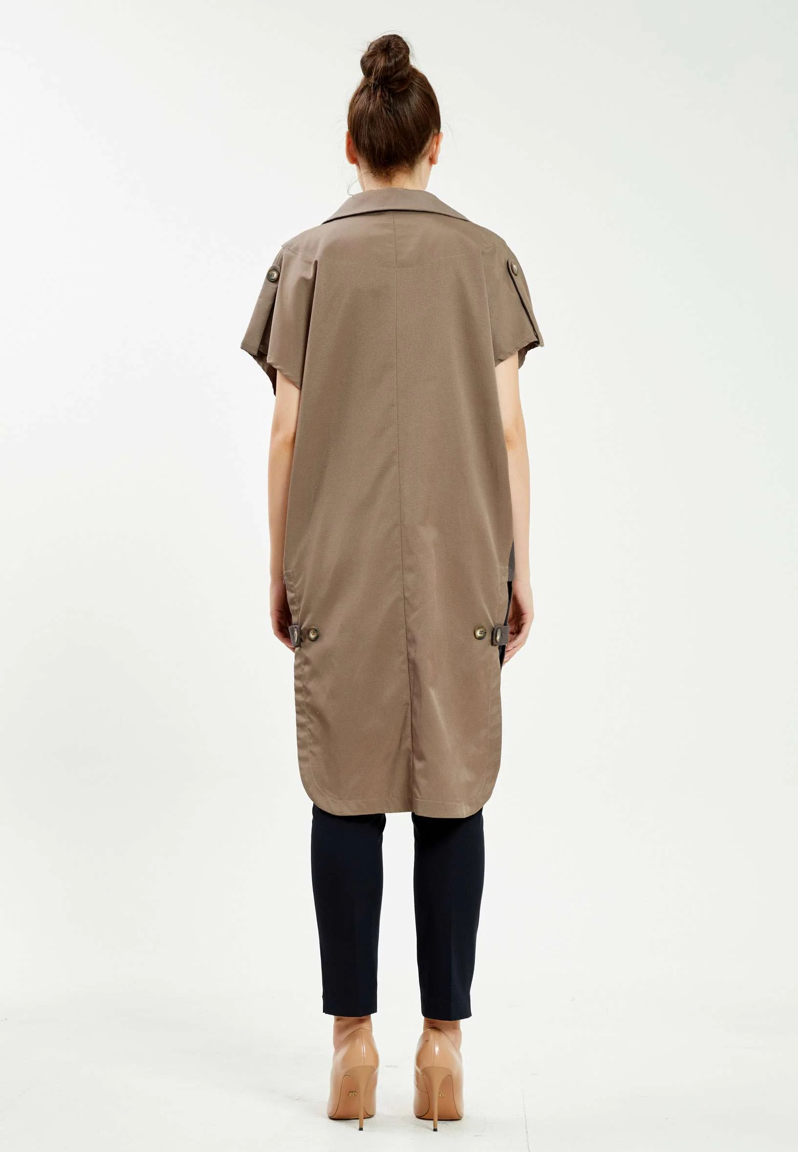 Short Sleeve Regular Trenchcoat mis79404 - Image 8