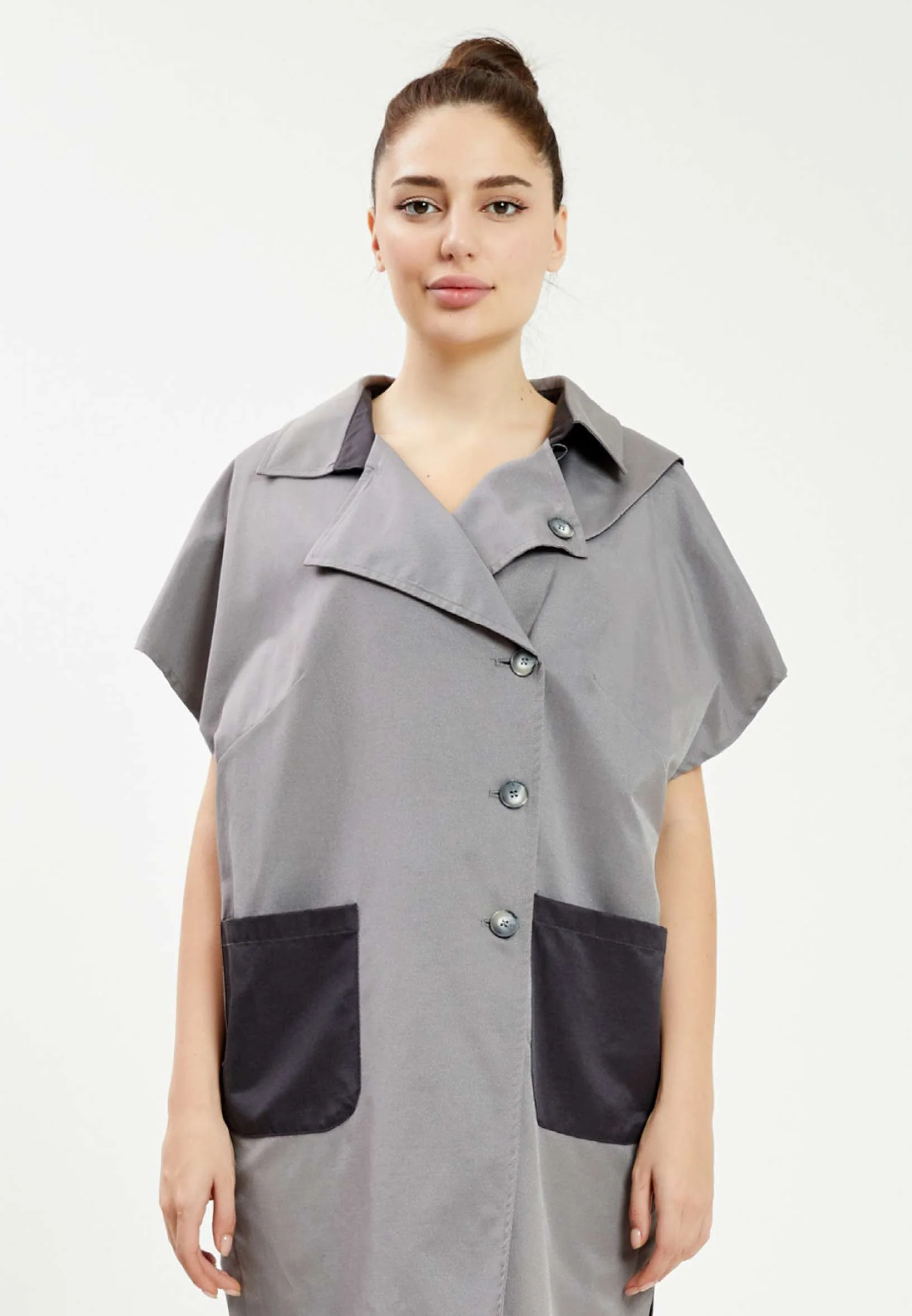 Short Sleeve Regular Trenchcoat mis79404 - Image 9