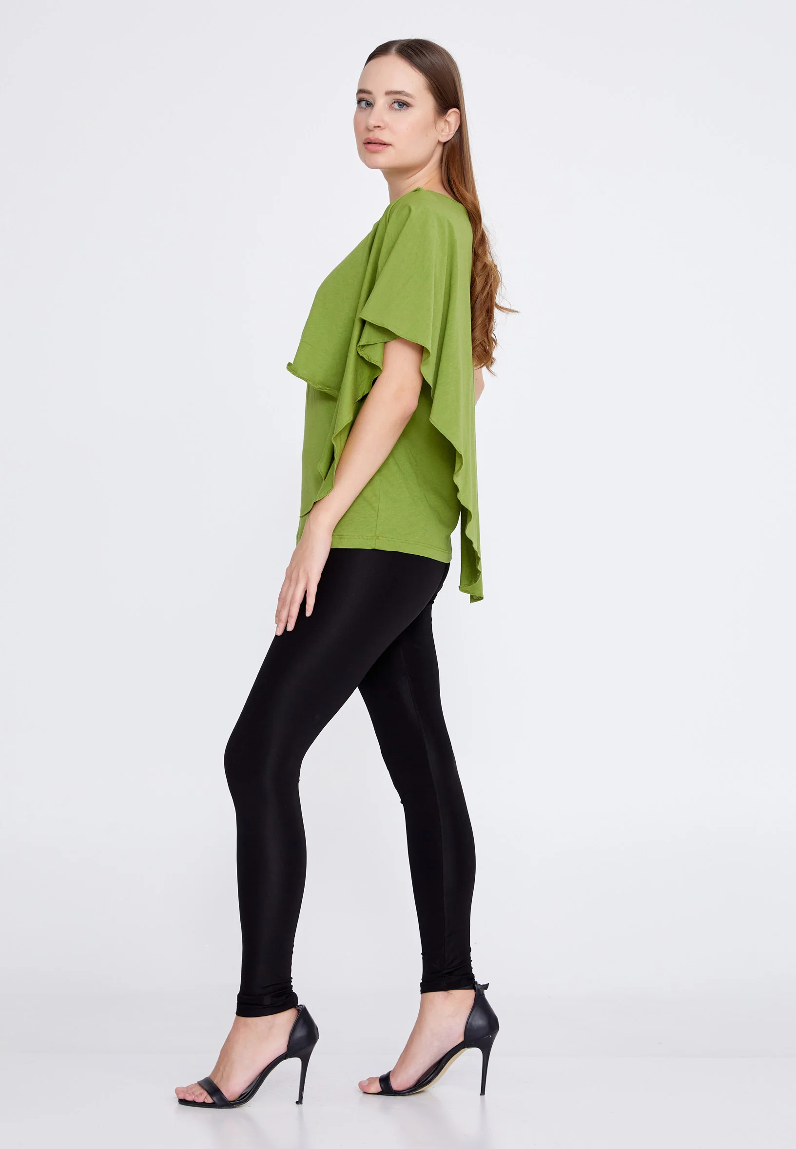 Short Sleeve Solid Color Regular T-shirt kmy22s10954 - Image 7