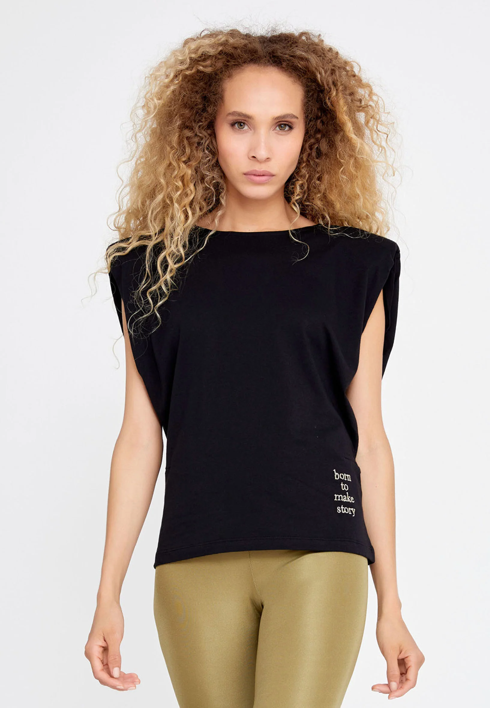 Short Sleeve Solid Color Regular T-shirt kmy22s10960