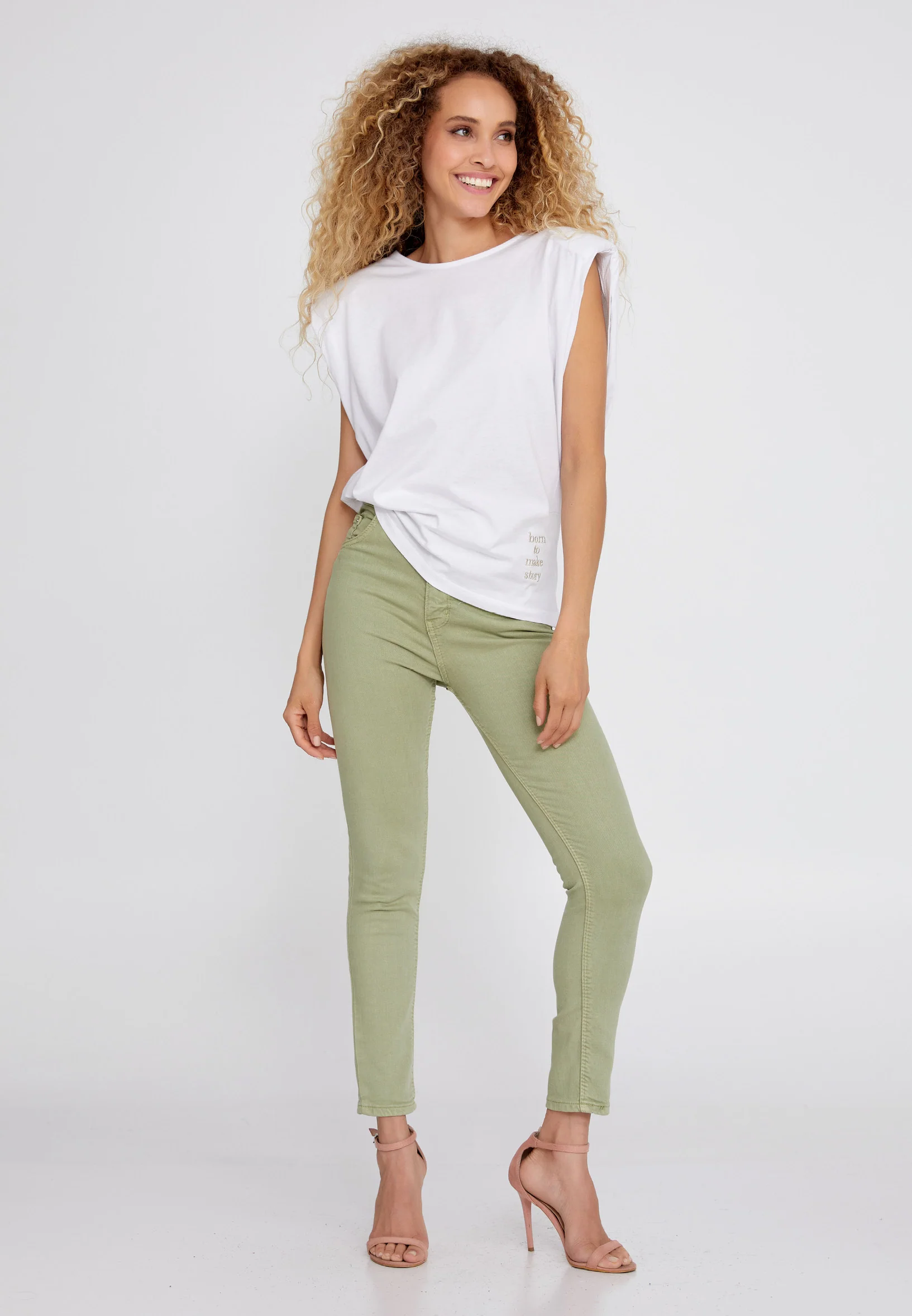 Short Sleeve Solid Color Regular T-shirt kmy22s10960 - Image 10
