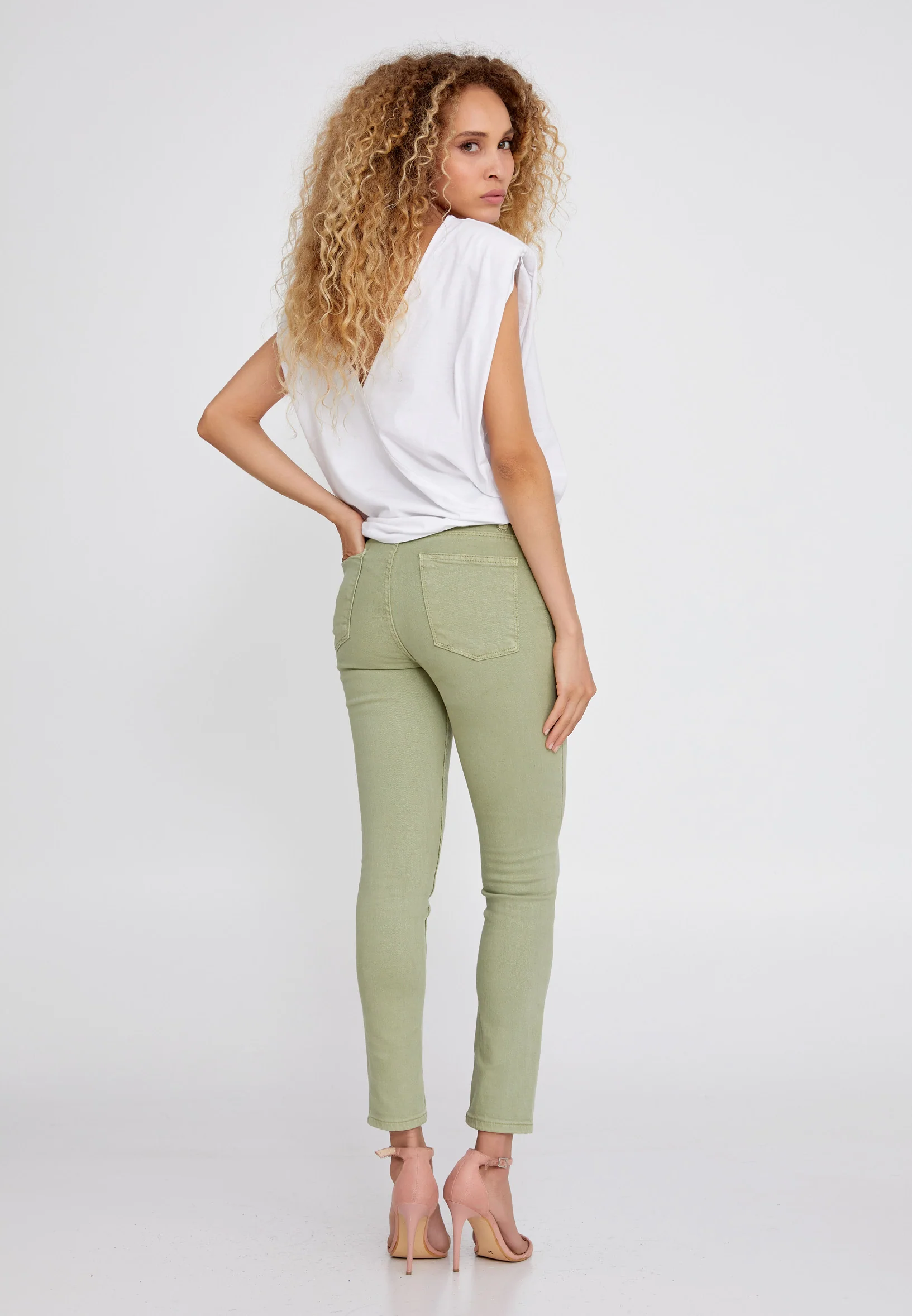 Short Sleeve Solid Color Regular T-shirt kmy22s10960 - Image 11