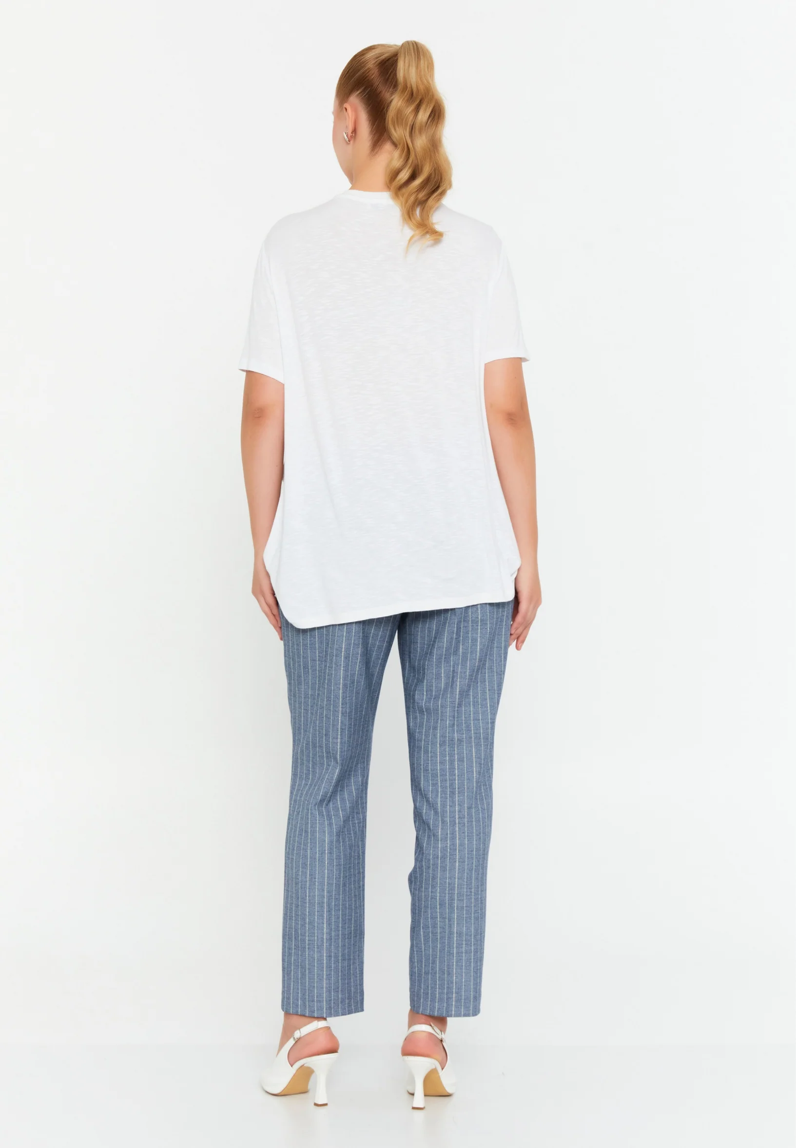 Skinny Fit Plus Size Pants l2l2p27-b - Image 3