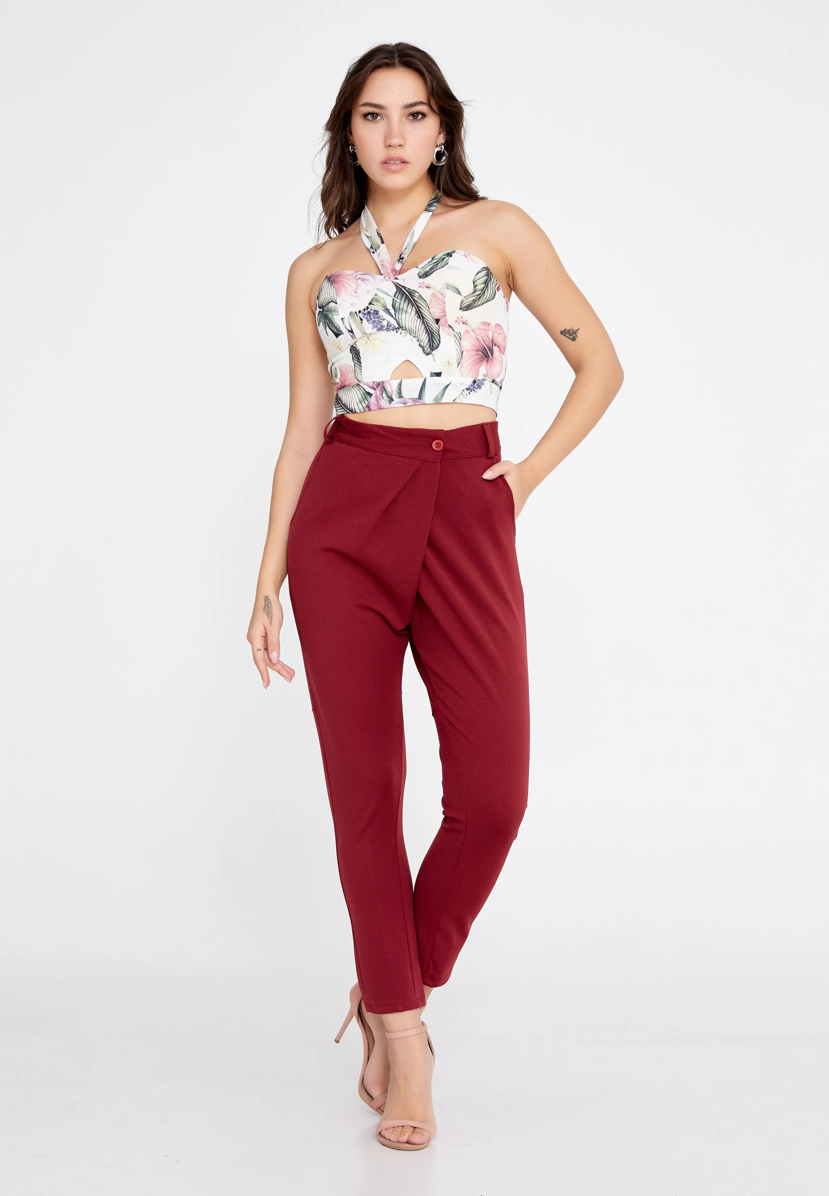 Skinny Fit Regular Pants clf15979 - Image 10