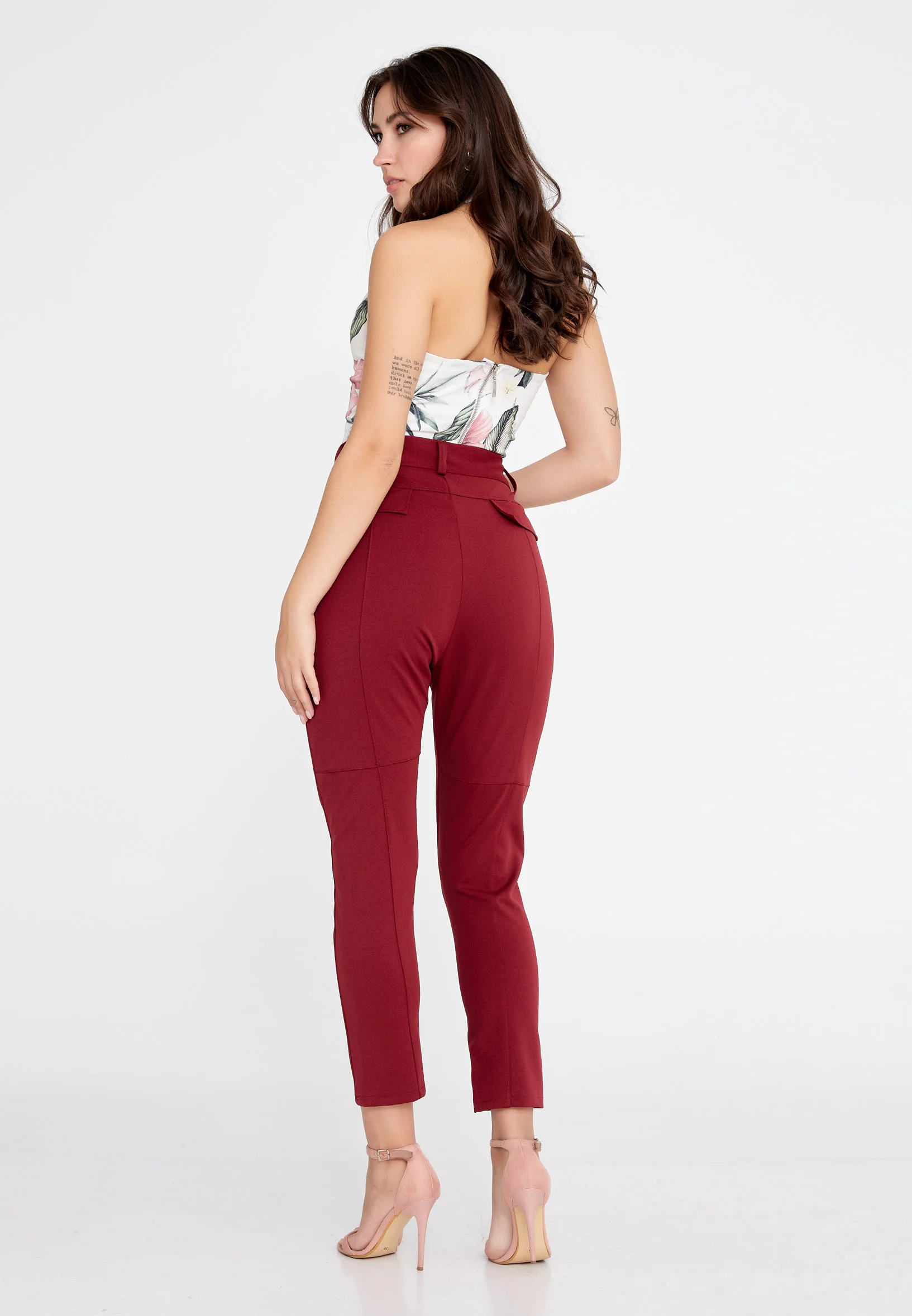 Skinny Fit Regular Pants clf15979 - Image 11