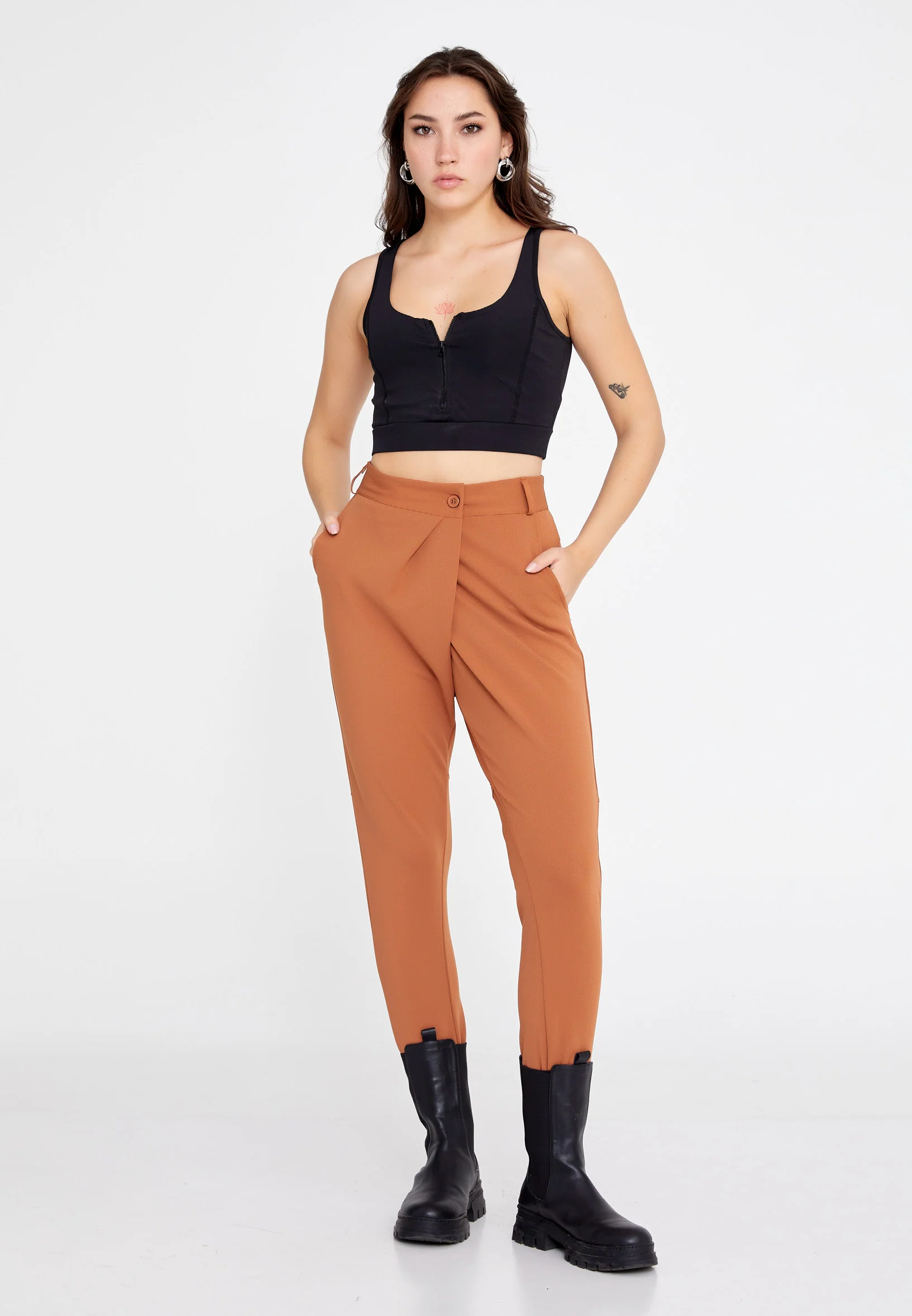 Skinny Fit Regular Pants clf15979 - Image 14