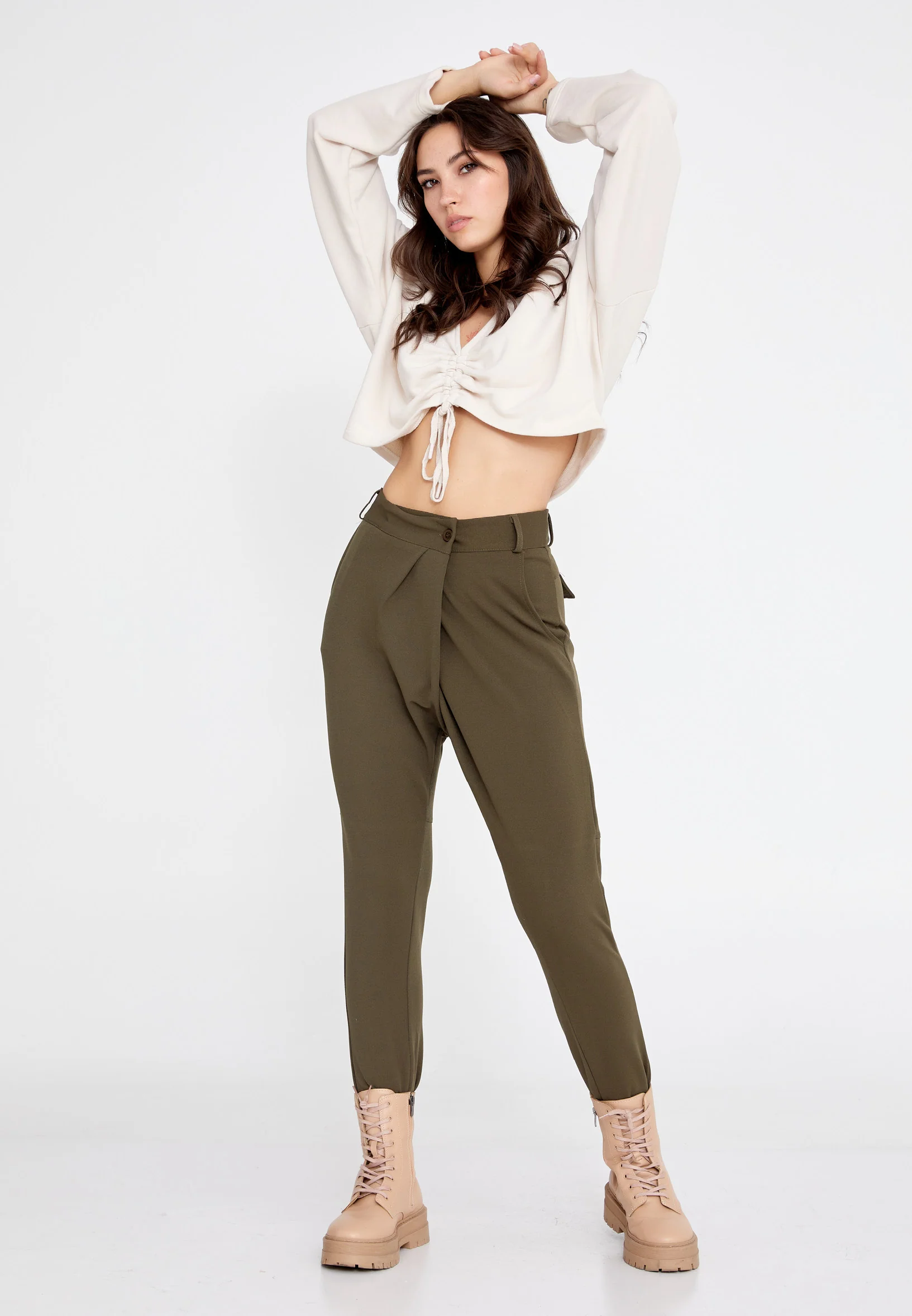 Skinny Fit Regular Pants clf15979 - Image 18