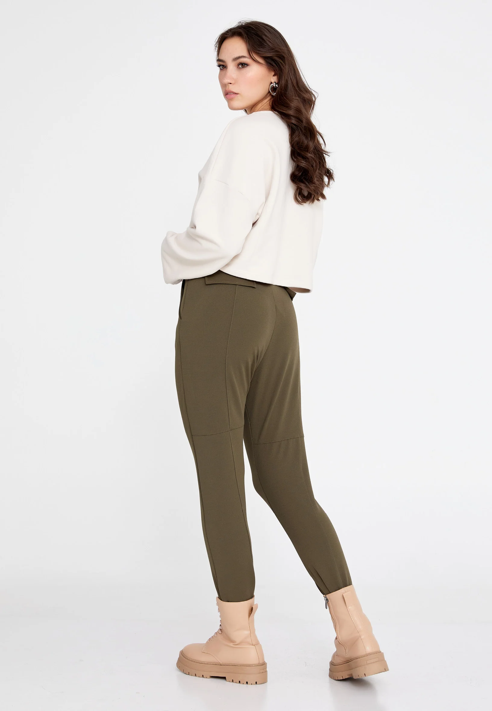 Skinny Fit Regular Pants clf15979 - Image 19