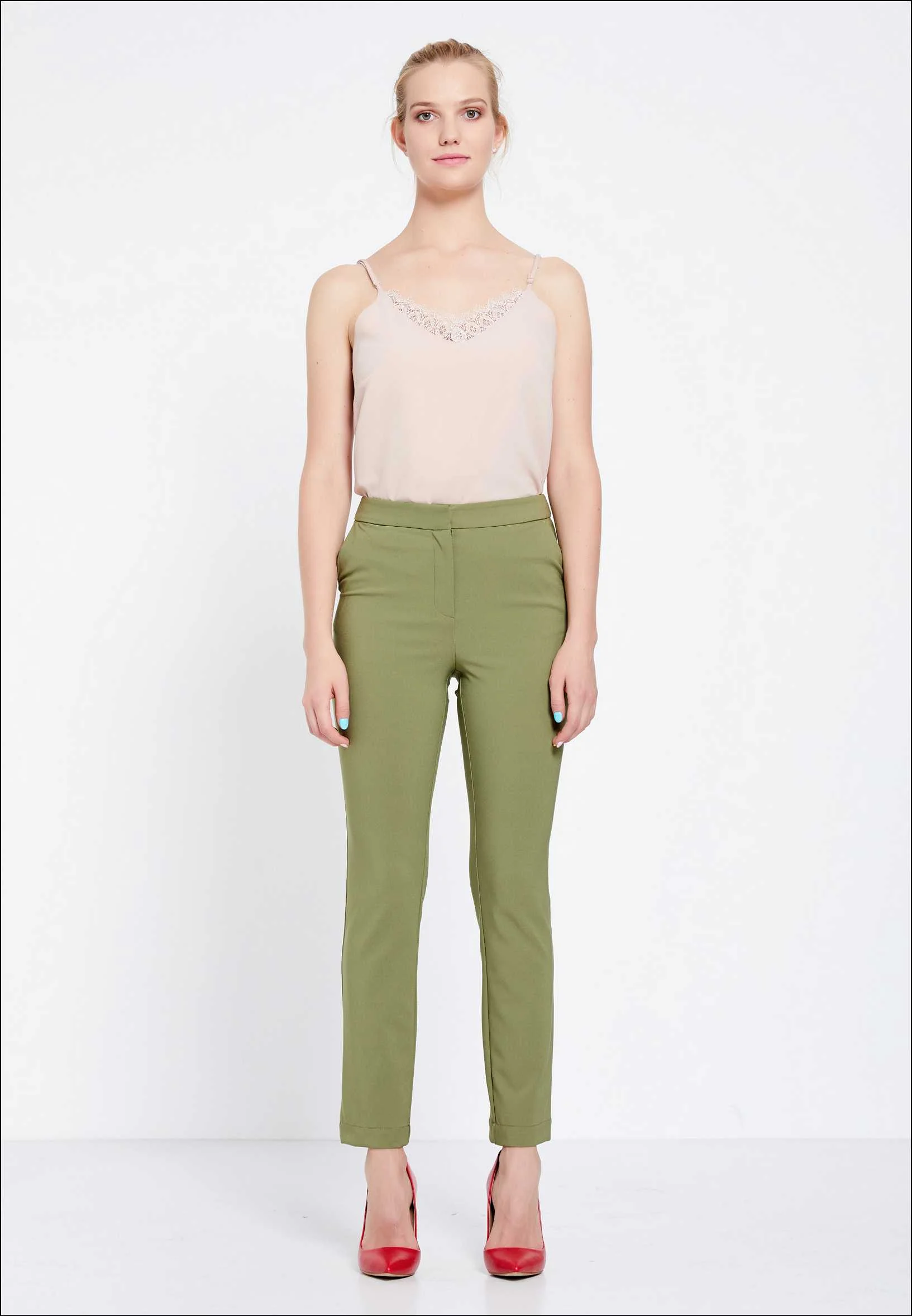 Skinny Fit Regular Pants huk5141 - Image 2