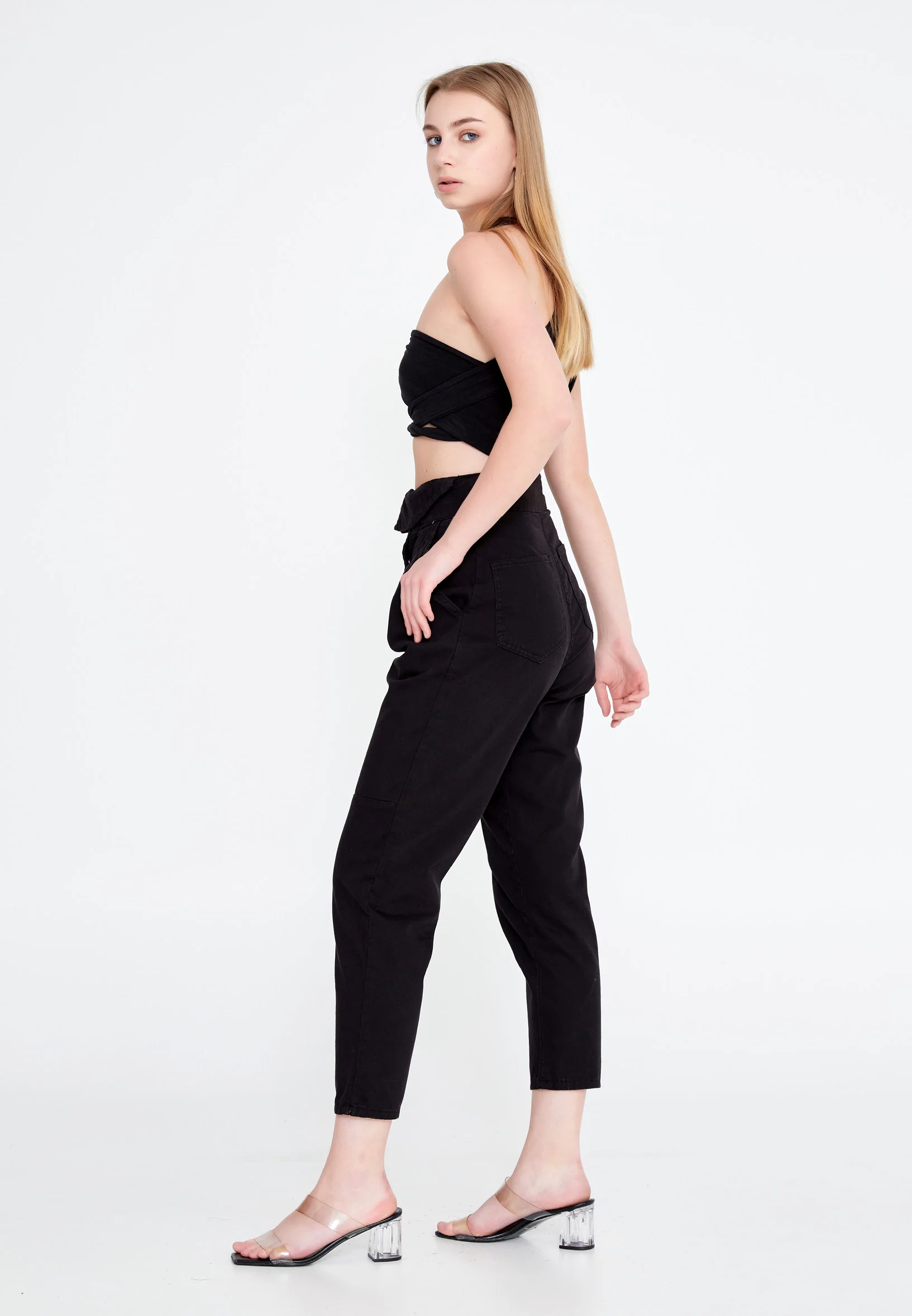 Skinny Fit Regular Pants huk5228 - Image 4