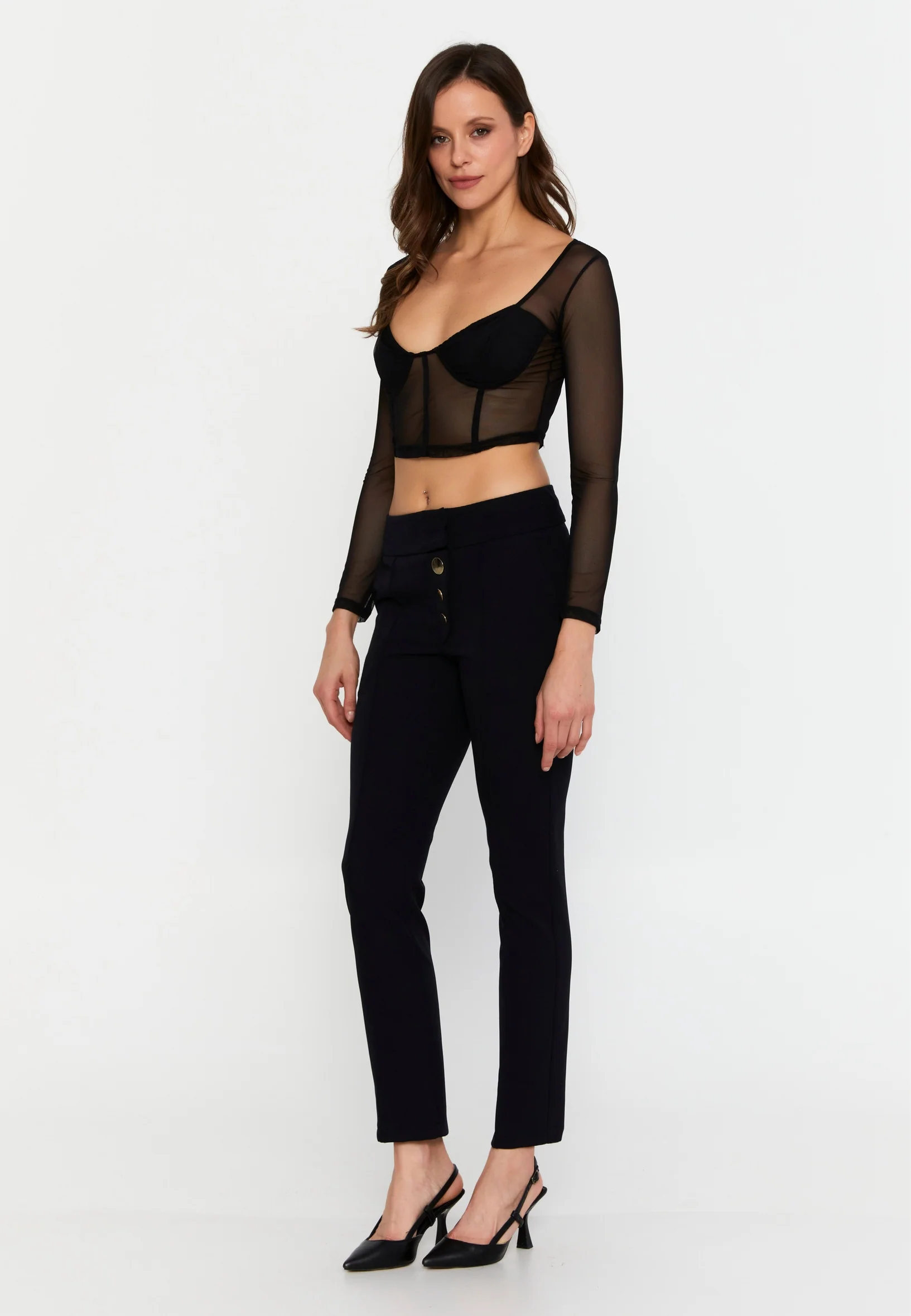 Skinny Fit Regular Pants kmy20417-1 - Image 4