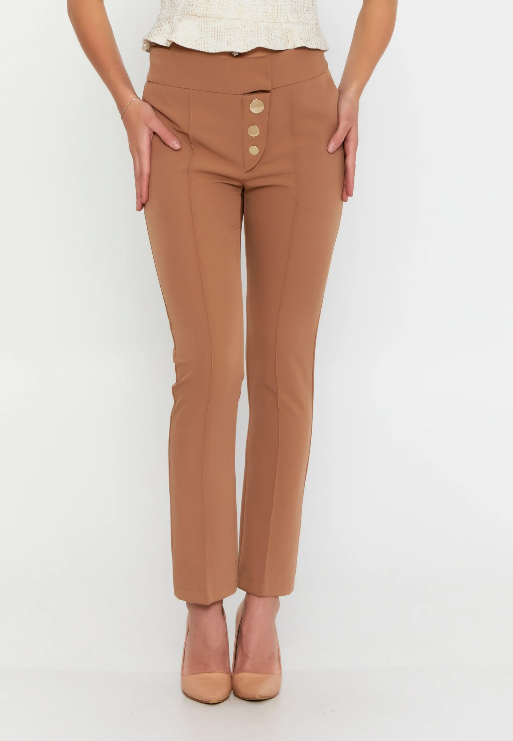 Skinny Fit Regular Pants kmy20417-1 - Image 5