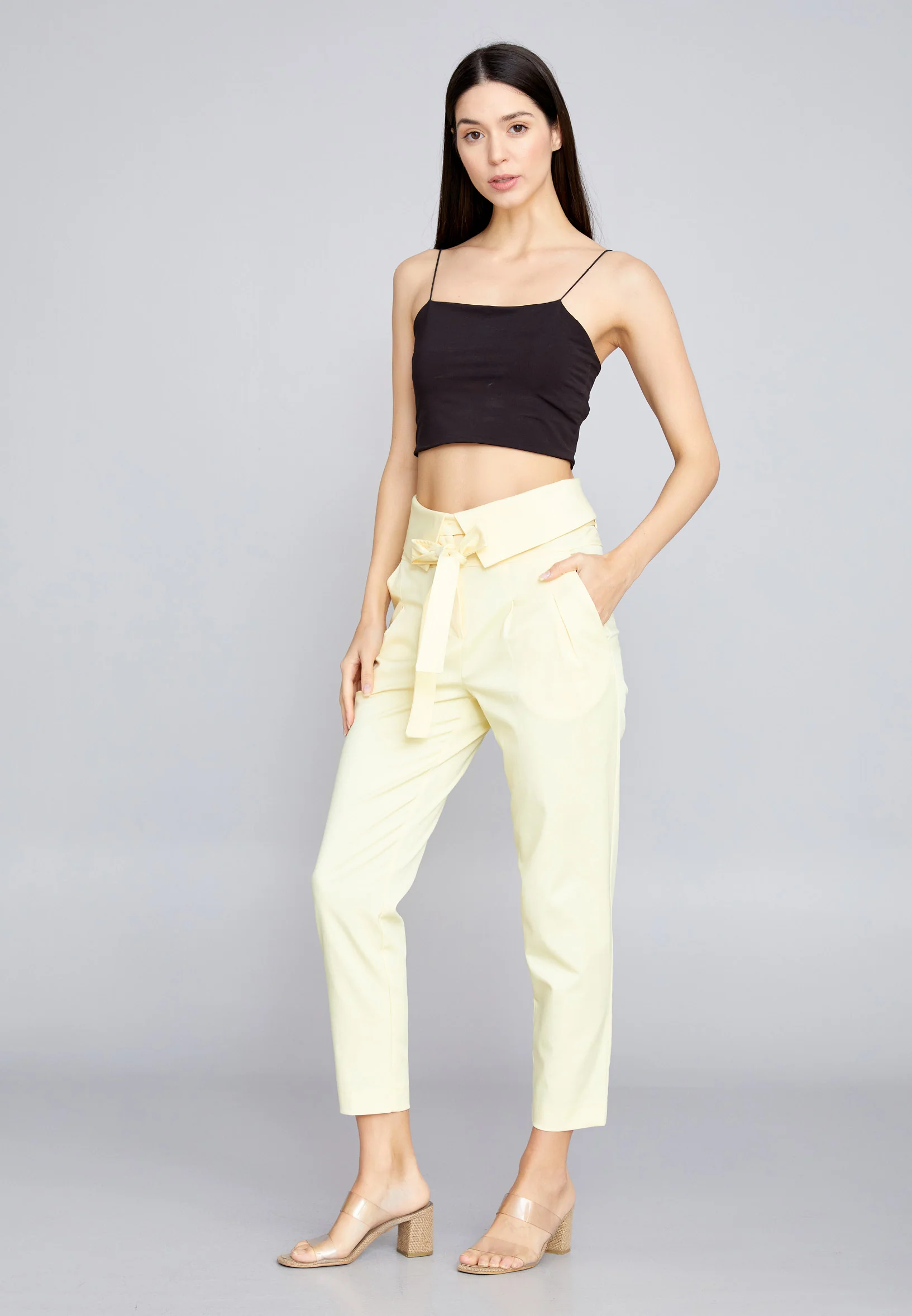 Skinny Fit Regular Pants kmy22s20926 - Image 4