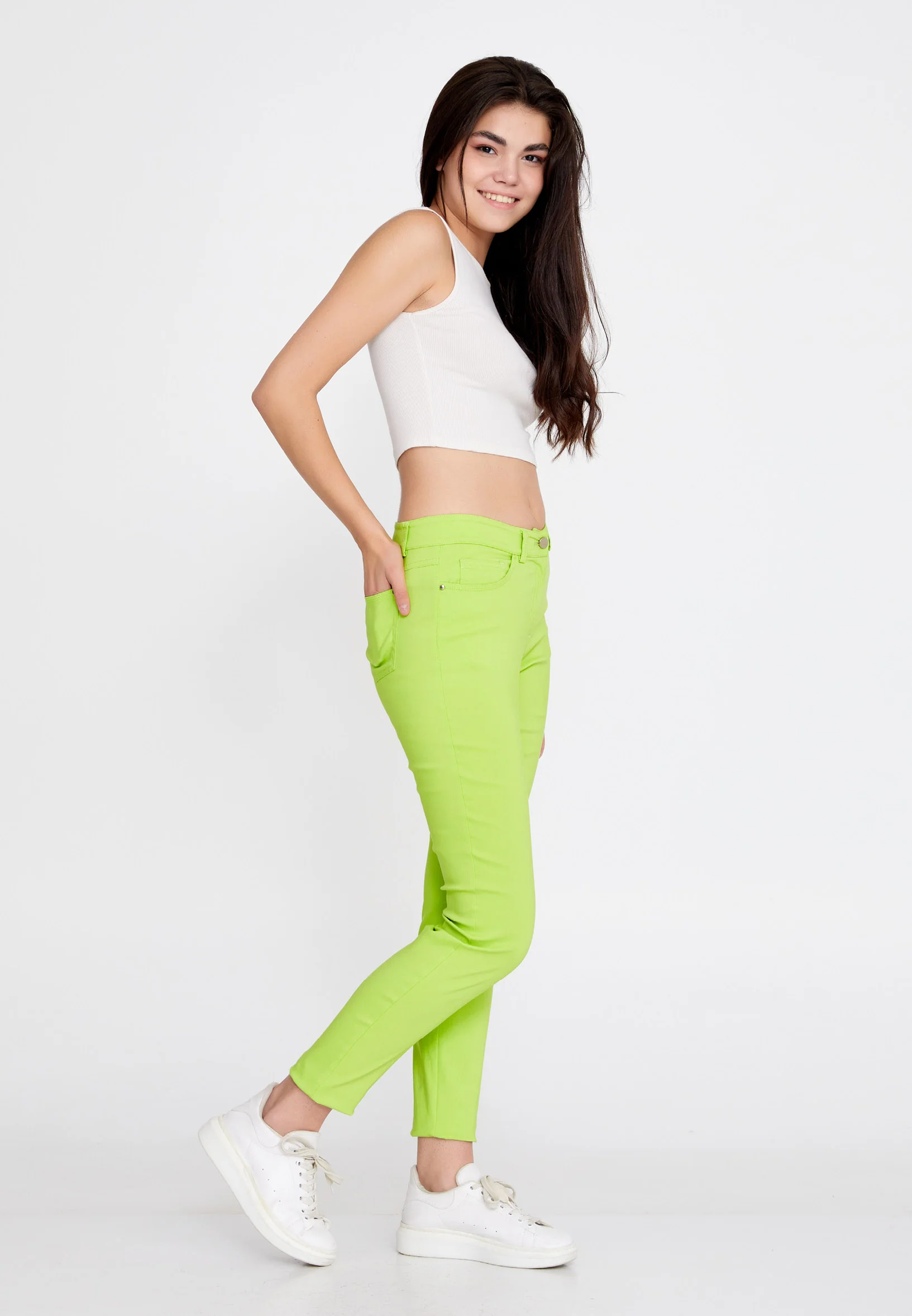 Skinny Fit Regular Pants qmlqp17qm - Image 4