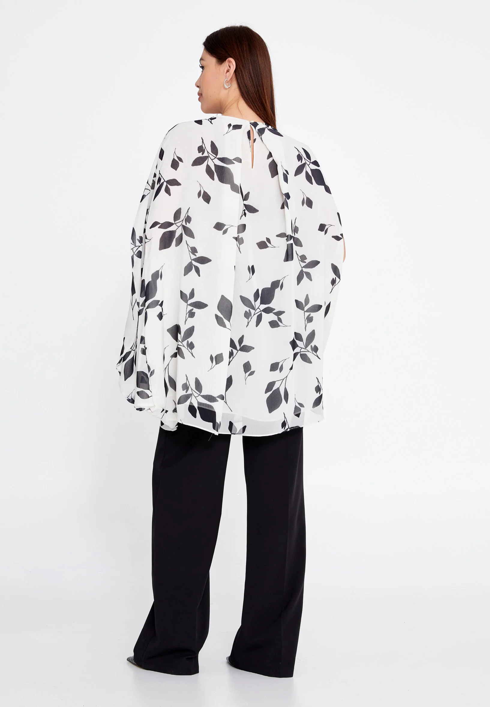 Sleeveless Floral Regular Tunic ber23y6106 - Image 3