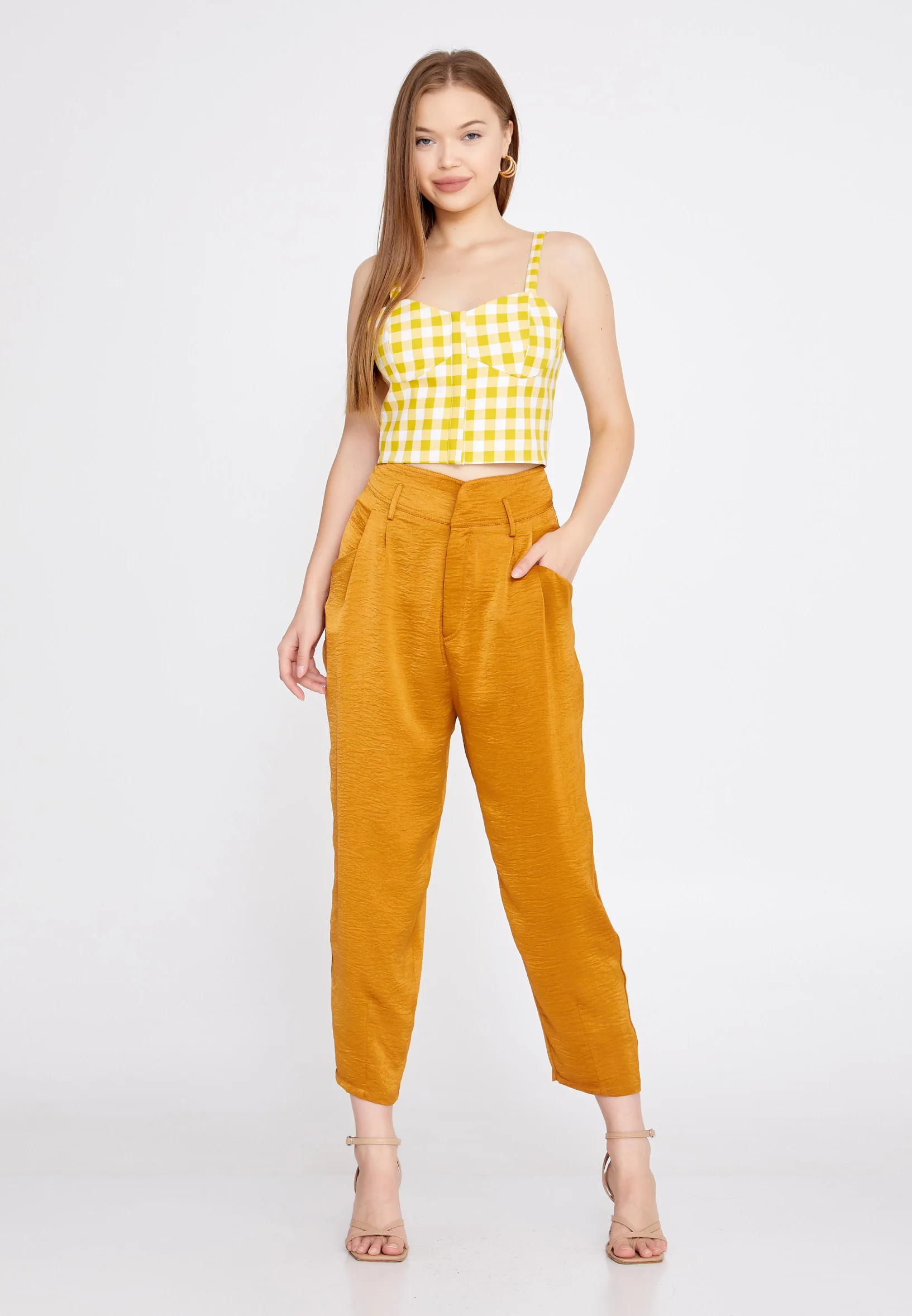 Sleeveless Geometric Regular Blouse ber20y4120 - Image 6