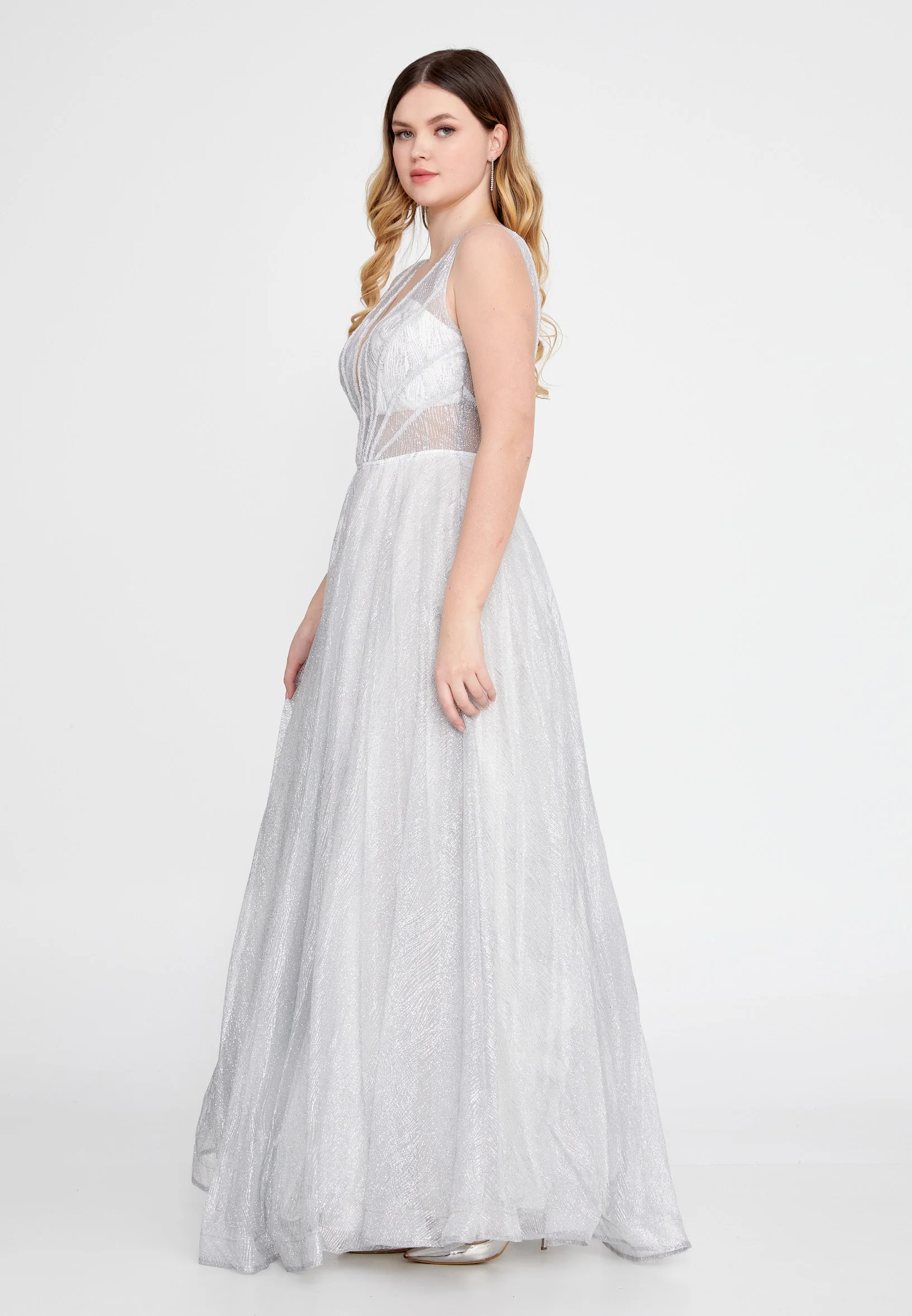 Sleeveless Maxi Chiffon A - Line Regular Prom Dress frc00625 - Image 7