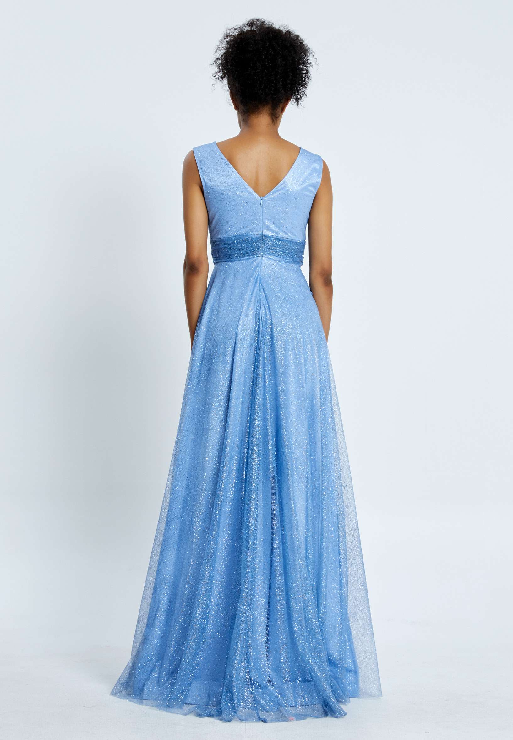 Sleeveless Maxi Chiffon A - Line Regular Prom Dress pnl7027 - Image 6