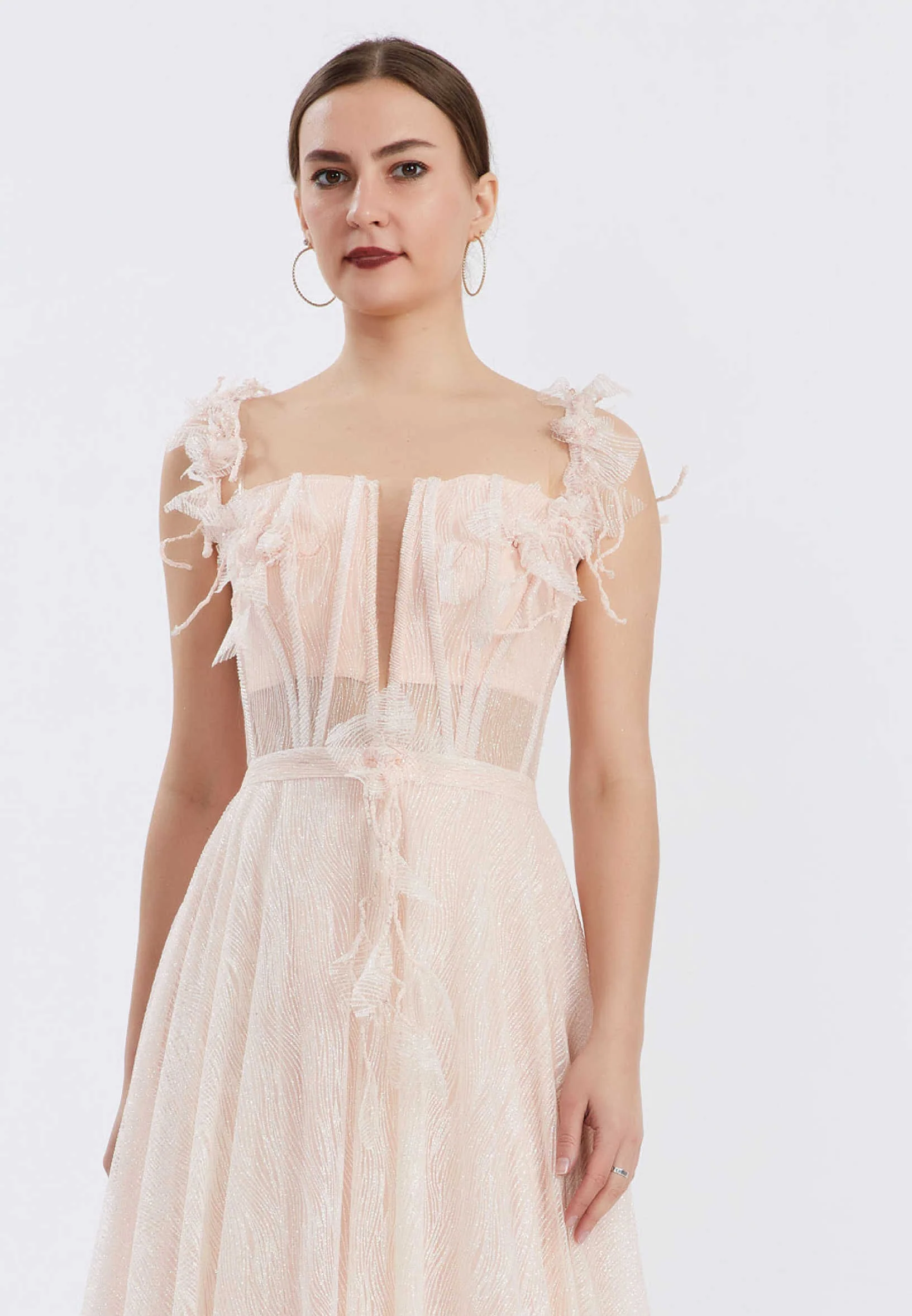 Sleeveless Maxi Chiffon A - Line Regular Prom Dress ppl00583 - Image 8