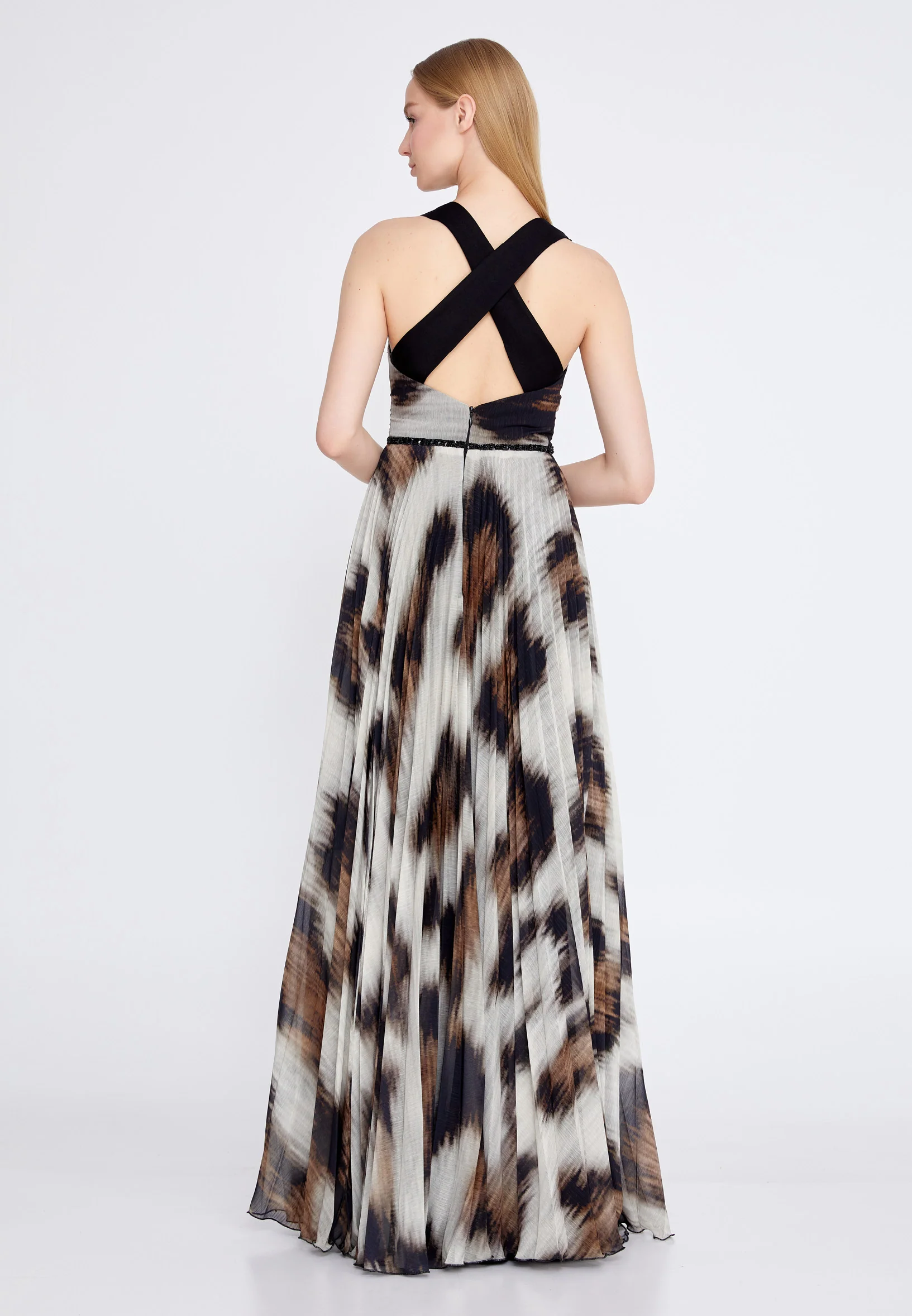 Sleeveless Maxi Chiffon A - Line Regular Wedding Guest Dress omn461 - Image 2