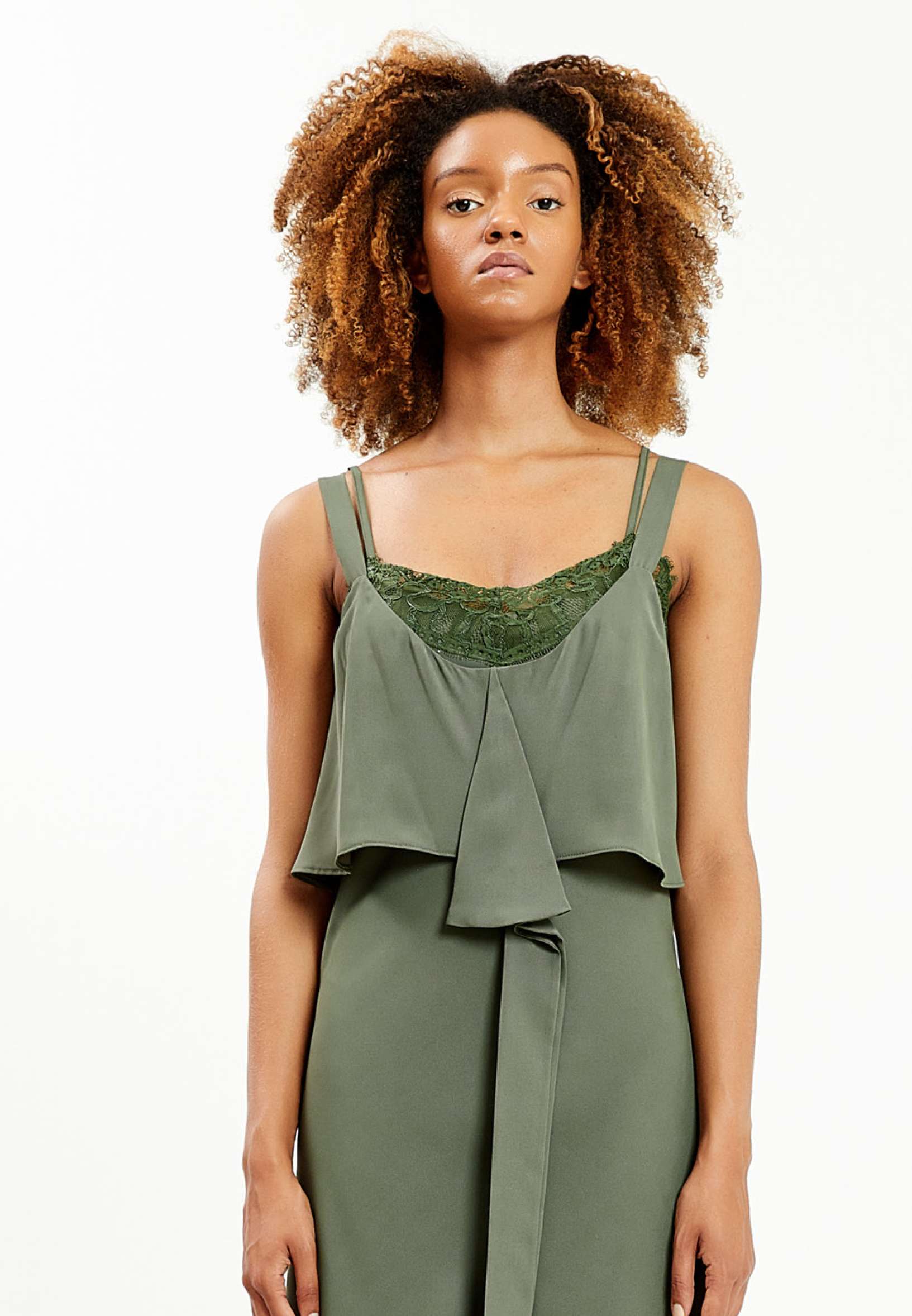Sleeveless Maxi Chiffon Column Regular Casual Dress kmy40403 - Image 8