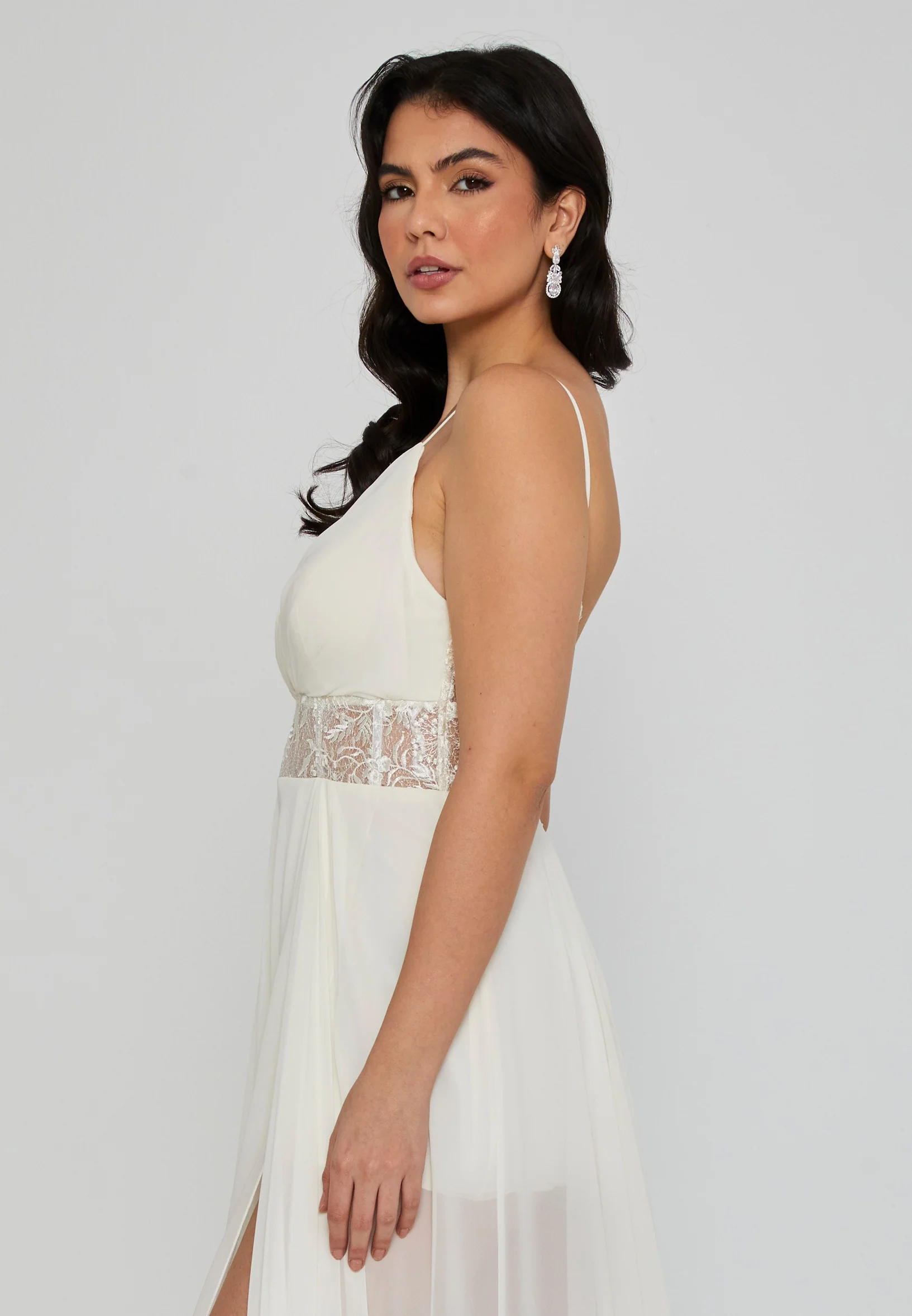 Sleeveless Maxi Chiffon Regular Wedding Dress mxg56944 - Image 2