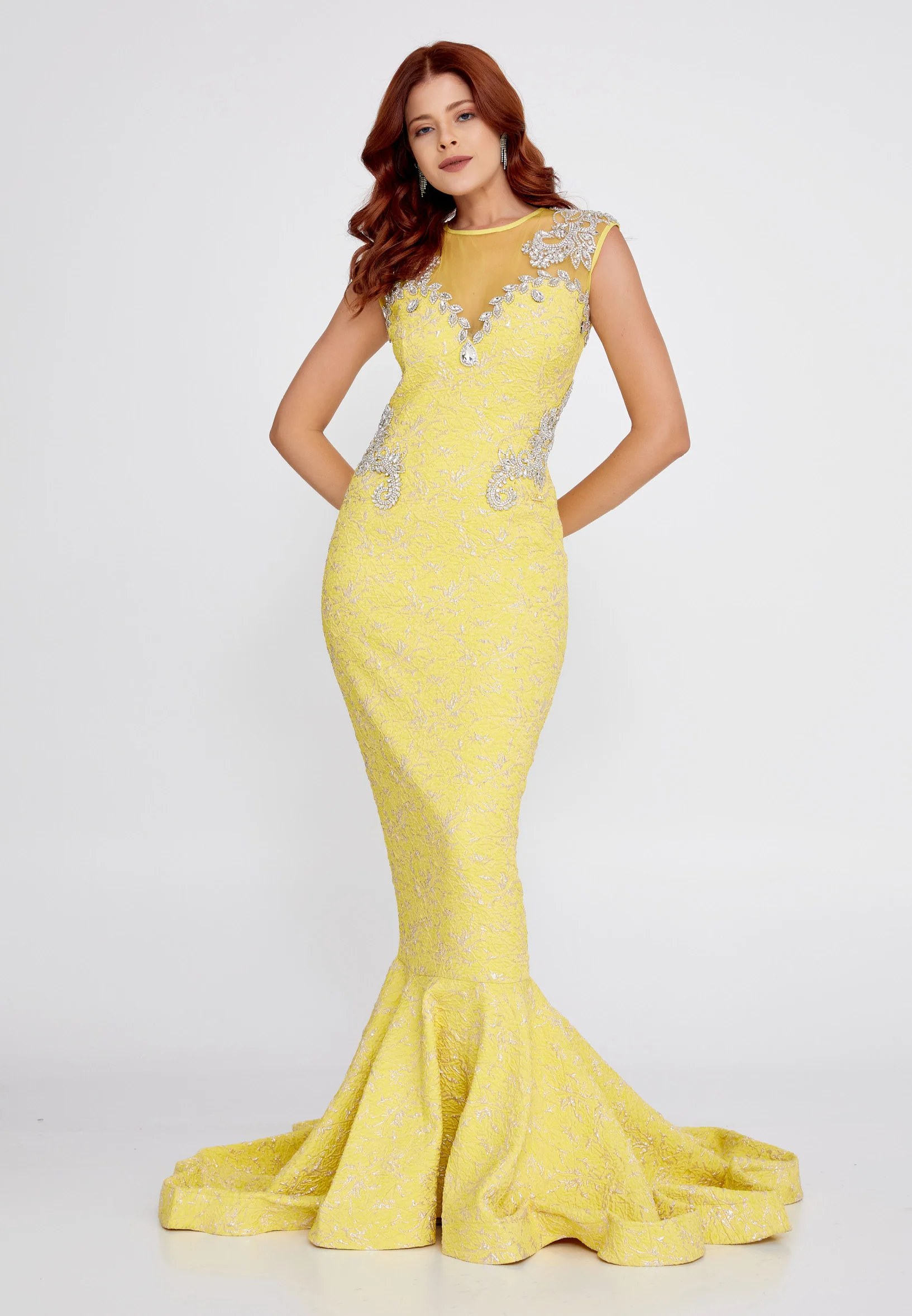 Sleeveless Maxi Crepe Mermaid Regular Wedding Guest Dress mtn2297 - Image 14