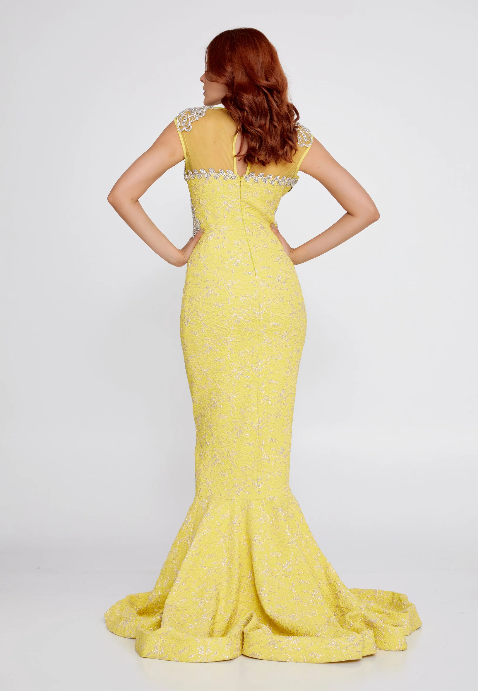 Sleeveless Maxi Crepe Mermaid Regular Wedding Guest Dress mtn2297 - Image 15