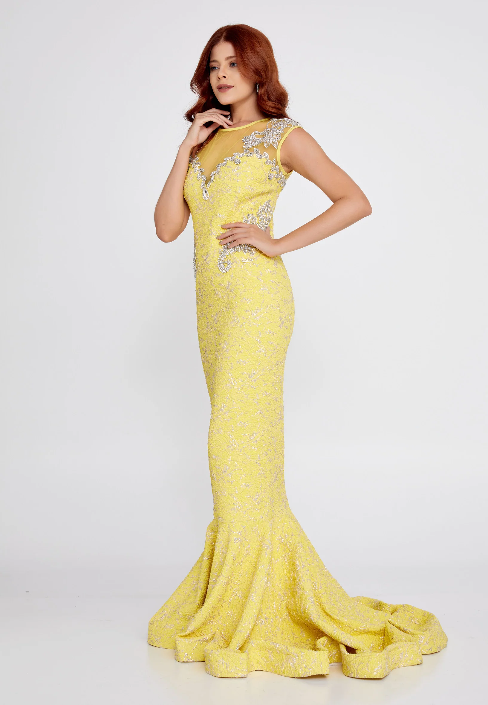 Sleeveless Maxi Crepe Mermaid Regular Wedding Guest Dress mtn2297 - Image 16