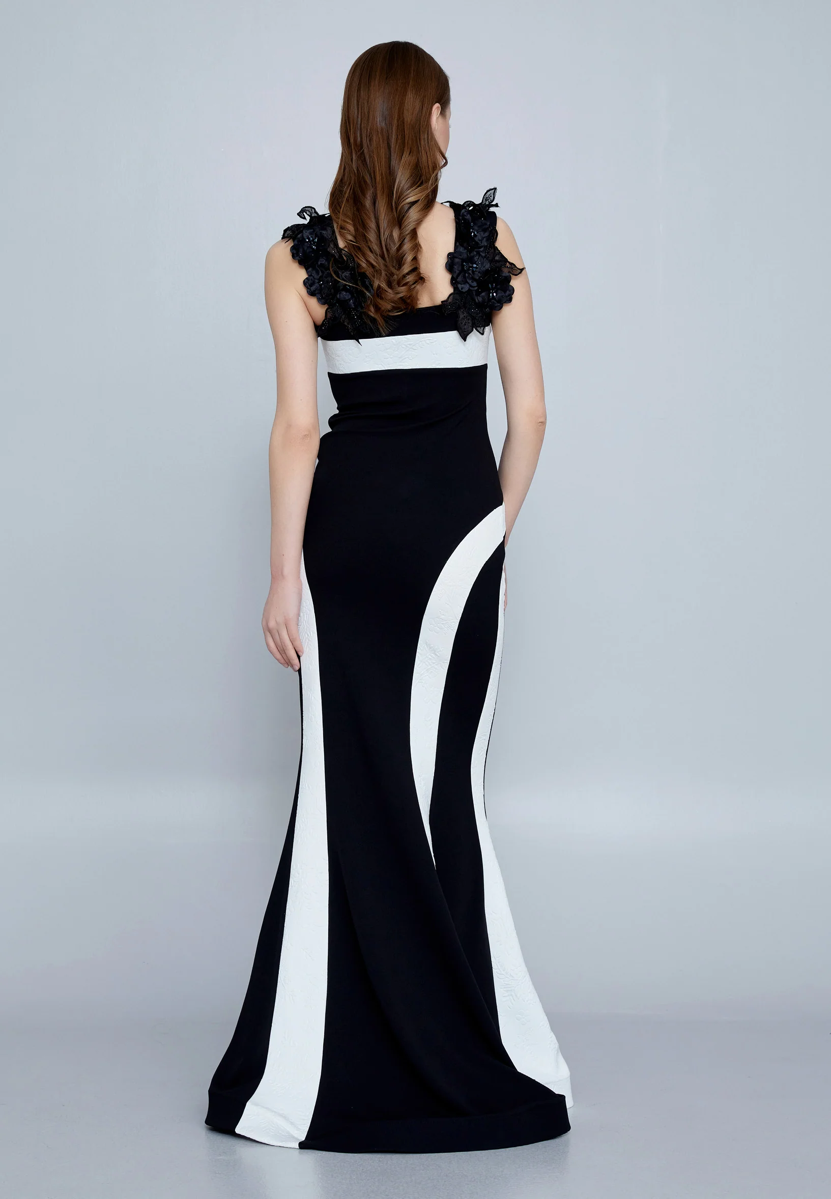 Sleeveless Maxi Crepe Mermaid Regular Wedding Guest Dress mtn88121 - Image 6