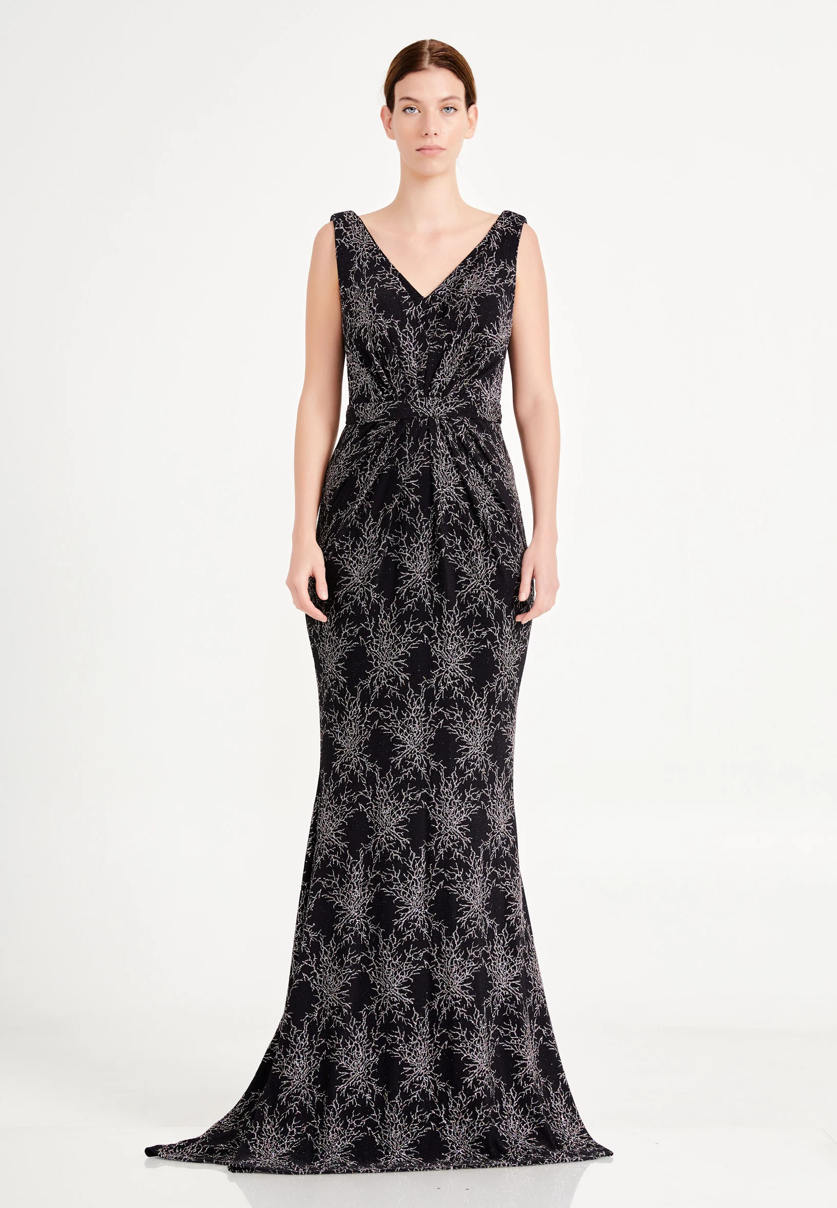 Sleeveless Maxi Lycra Mermaid Regular Evening Dress for6301