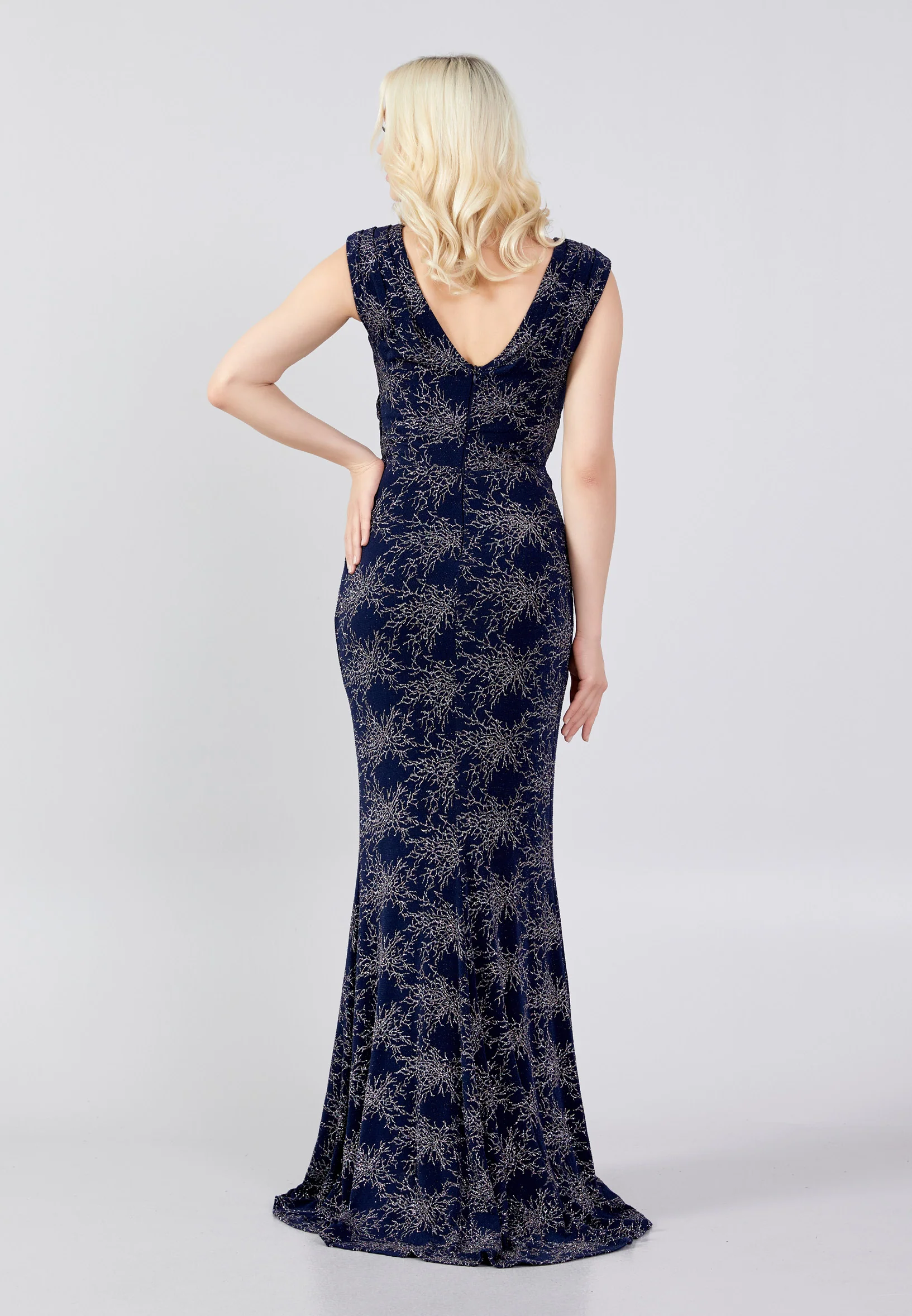 Sleeveless Maxi Lycra Mermaid Regular Wedding Guest Dress frc6445 - Image 10