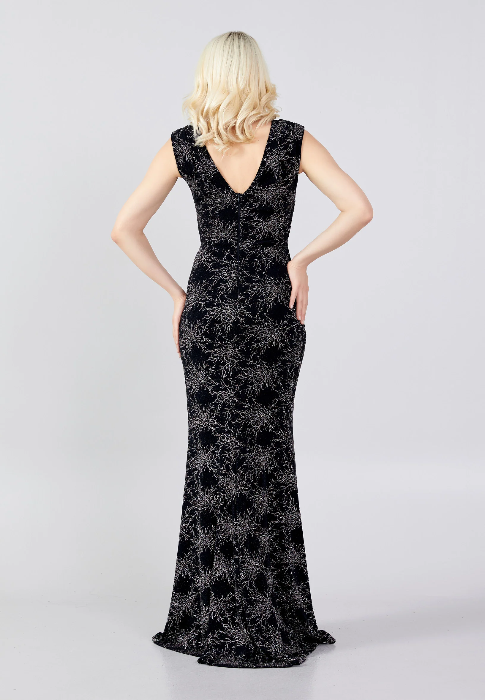 Sleeveless Maxi Lycra Mermaid Regular Wedding Guest Dress frc6445 - Image 2