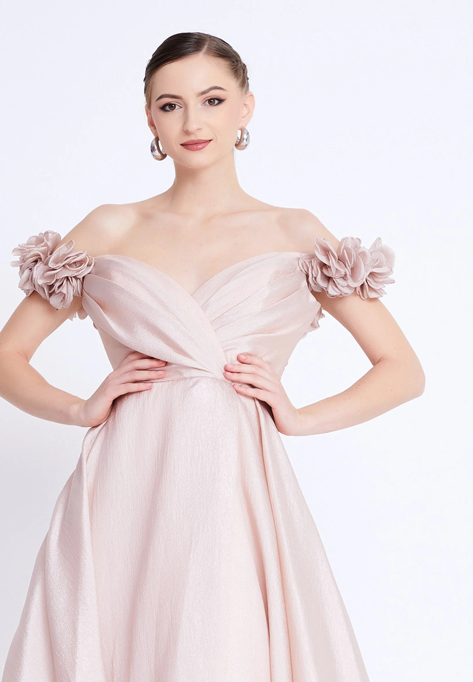 Sleeveless Maxi Polyester A - Line Regular Prom Dress aln1837 - Image 16