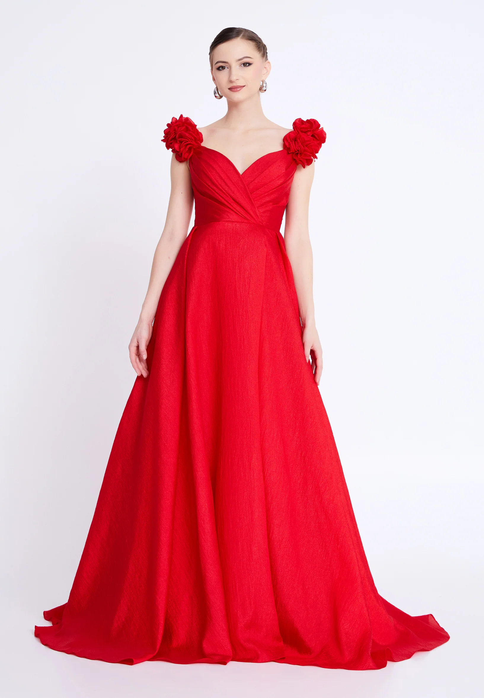 Sleeveless Maxi Polyester A - Line Regular Prom Dress aln1837 - Image 17