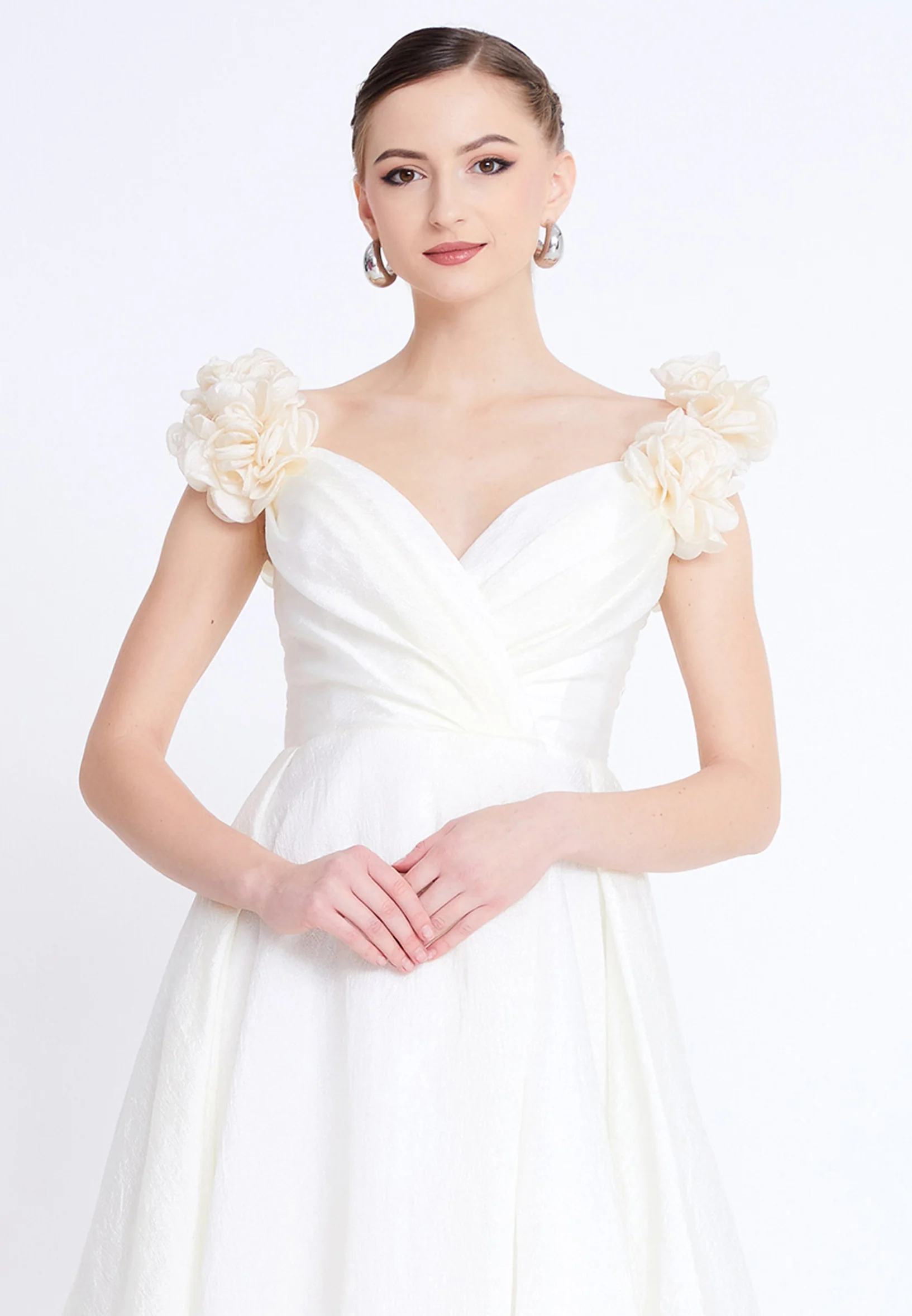 Sleeveless Maxi Polyester A - Line Regular Prom Dress aln1837 - Image 4